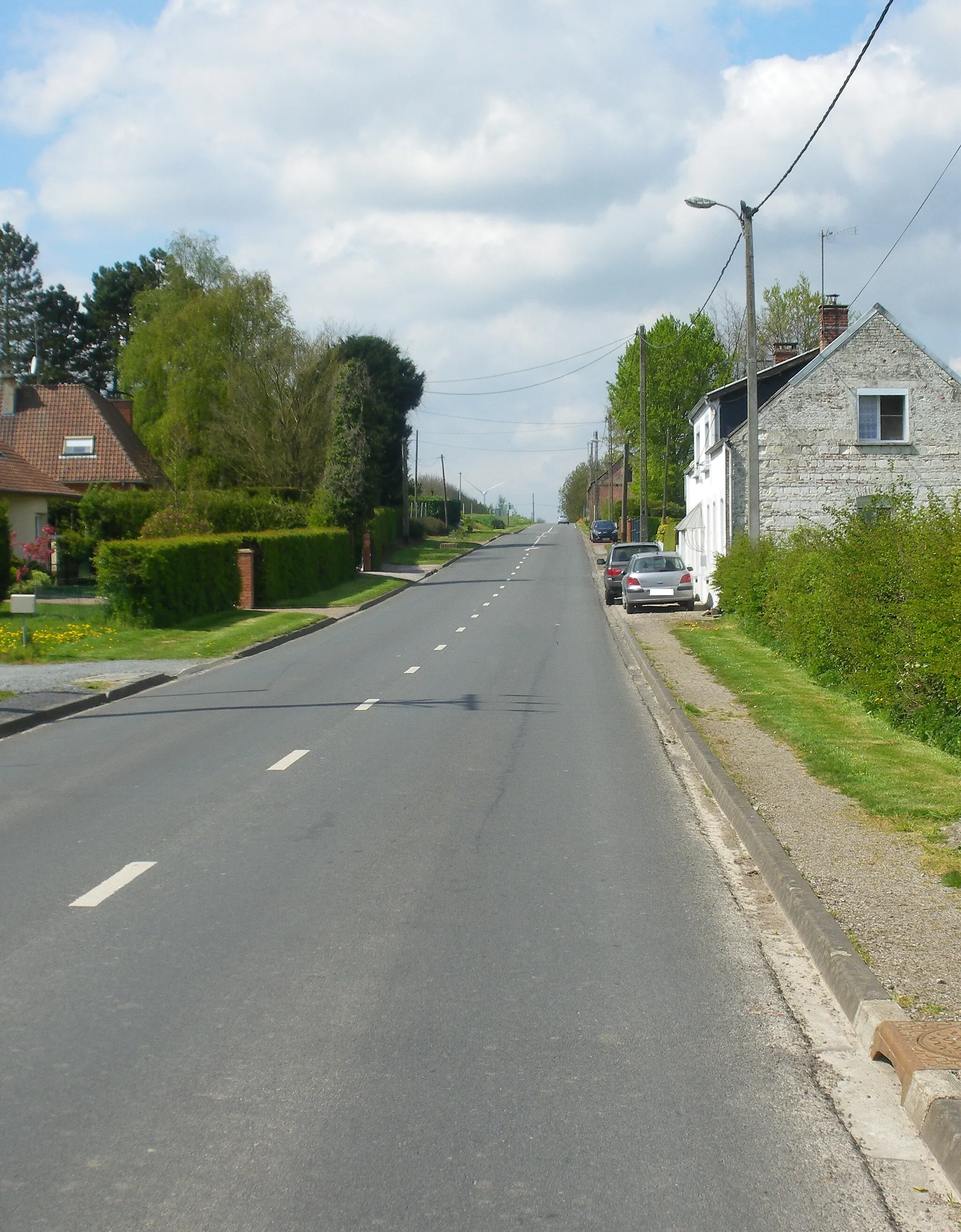 Photo showing: Vue de Bouret-sur-Canche depuis la RD339.