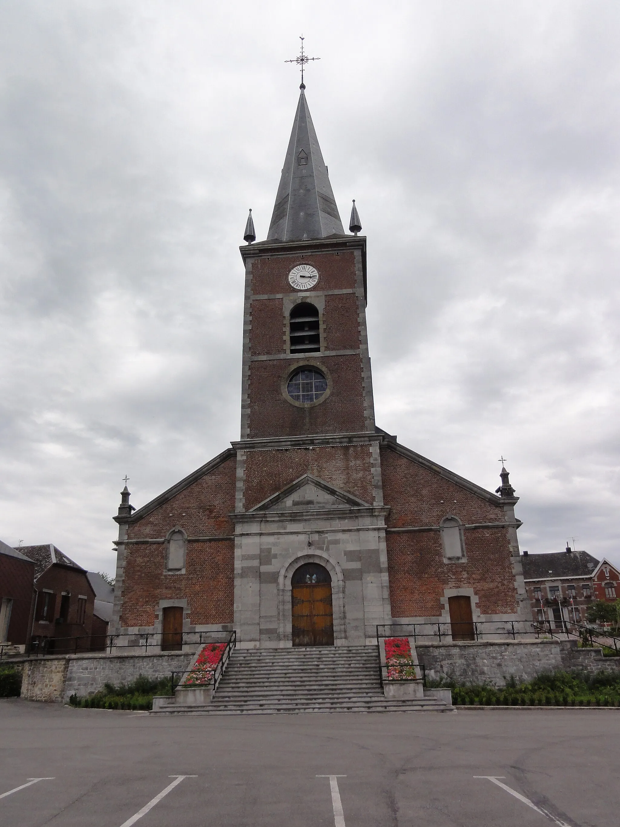Photo showing: Anor (Nord, Fr) église, façade