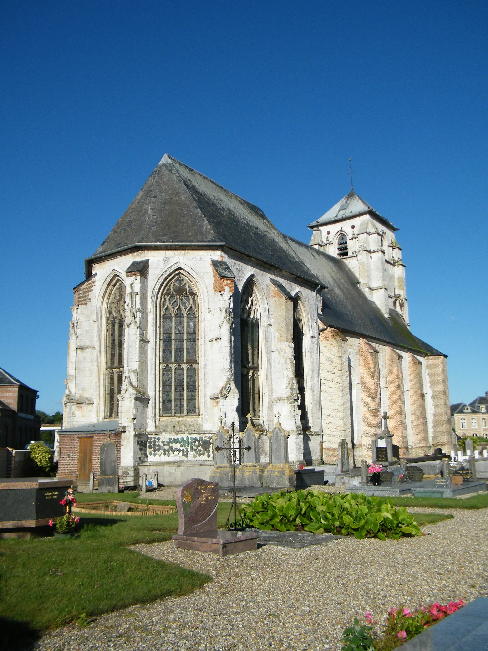 Photo showing: Villers-sur-Authie, Somme, France, église Notre-Dame-de-l'Assomption.