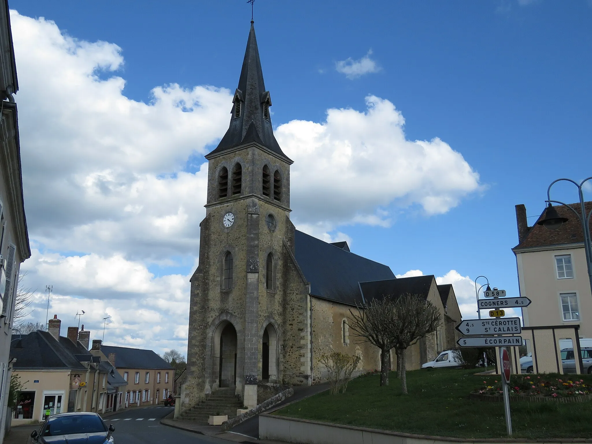 Photo showing: Église d'Évaillé