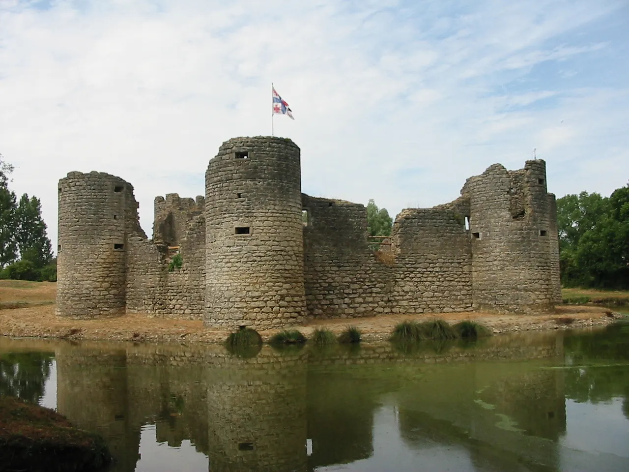 Photo showing: Vue générale du château de Commequiers