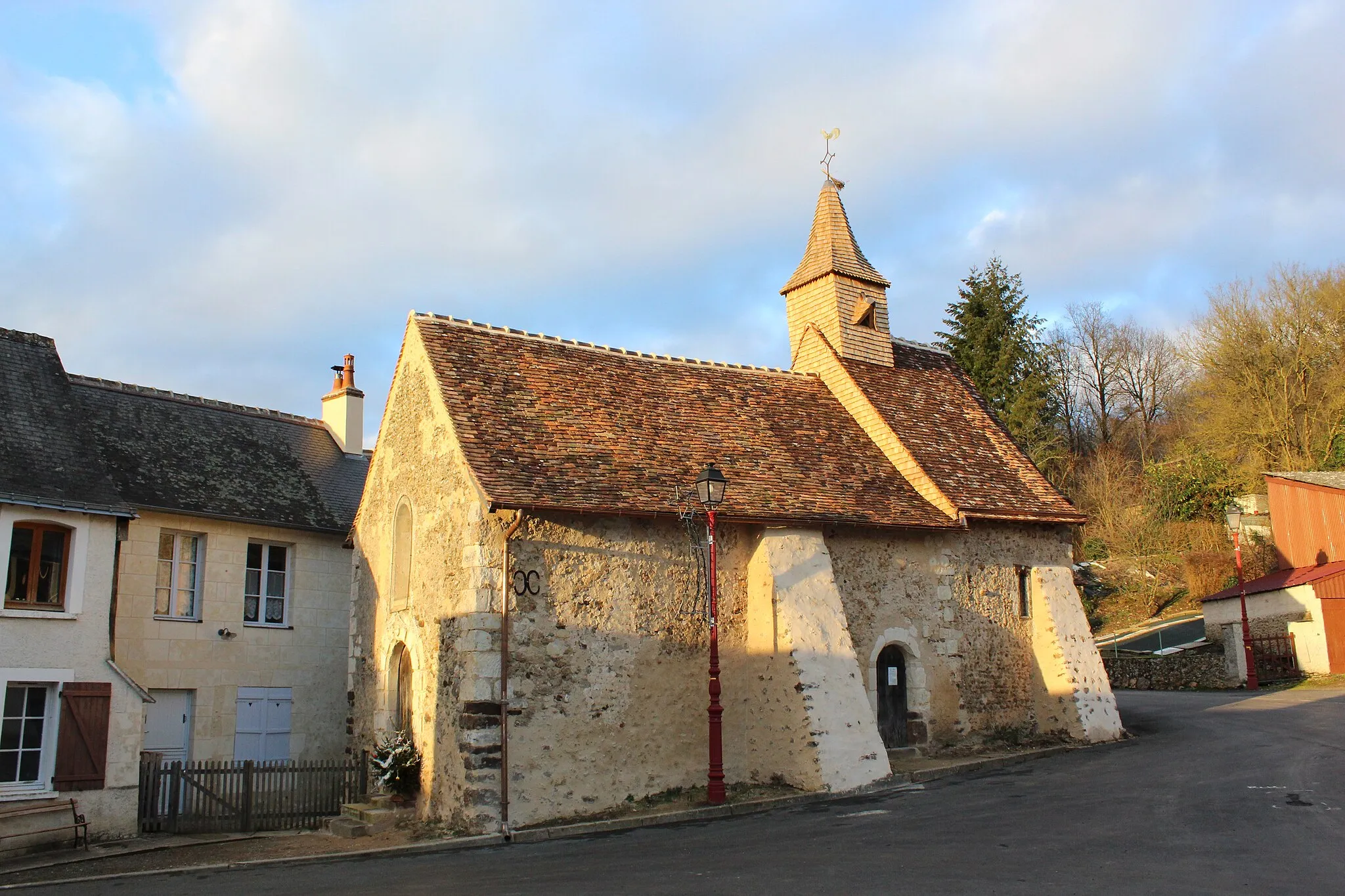 Photo showing: Photo de la chapelle St-Fraimbault en janvier 2019 après sa restauration