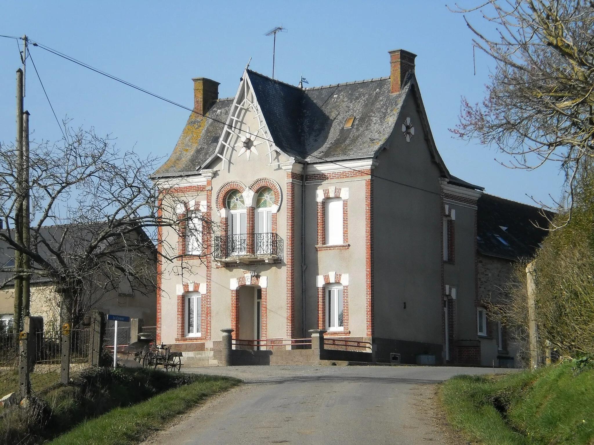Photo showing: Noyal-sur-Brutz (Loire-Alantique, France) - maison de maître