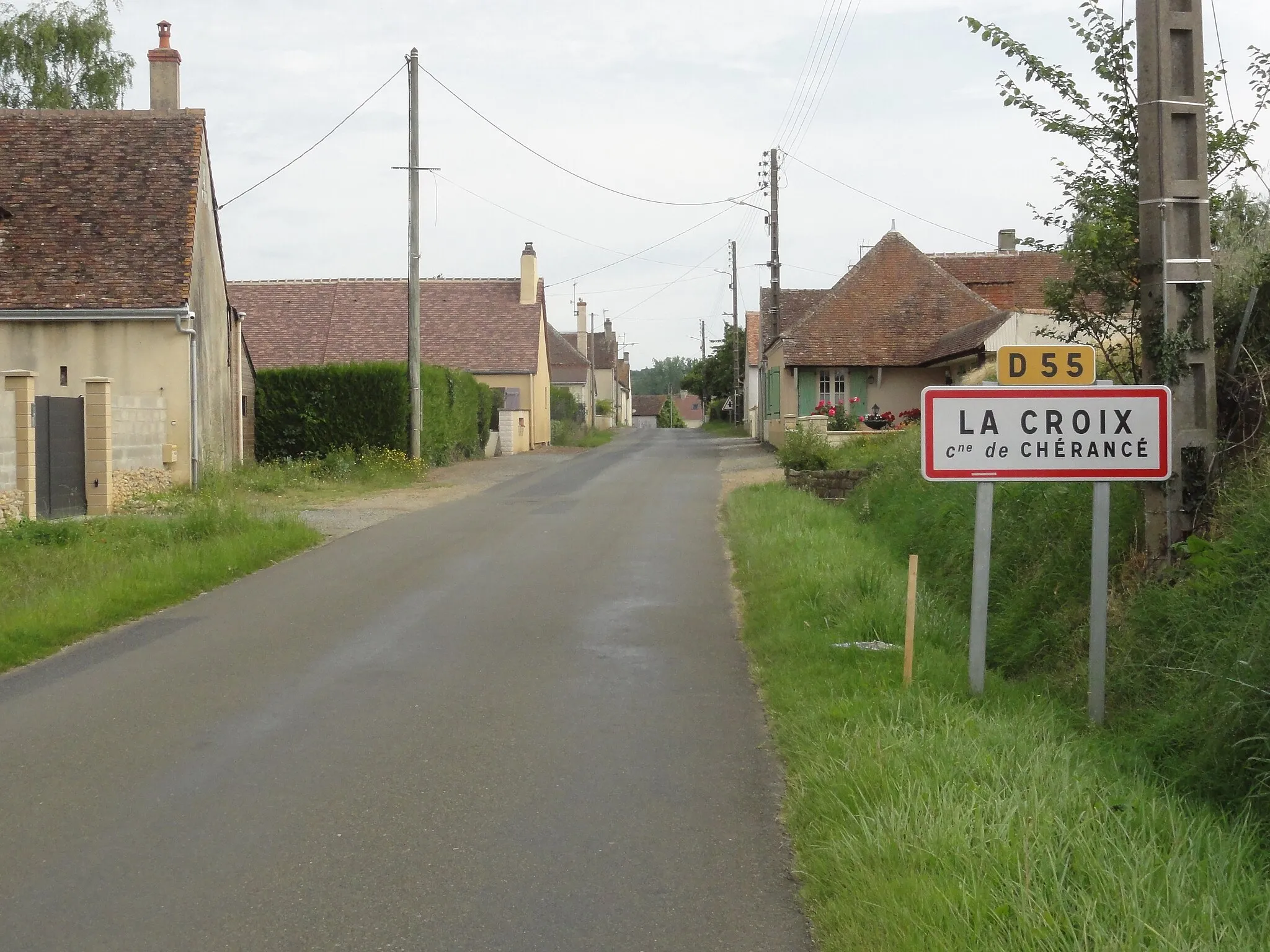 Photo showing: Chérancé (Sarthe) hameau La Croix, entrée