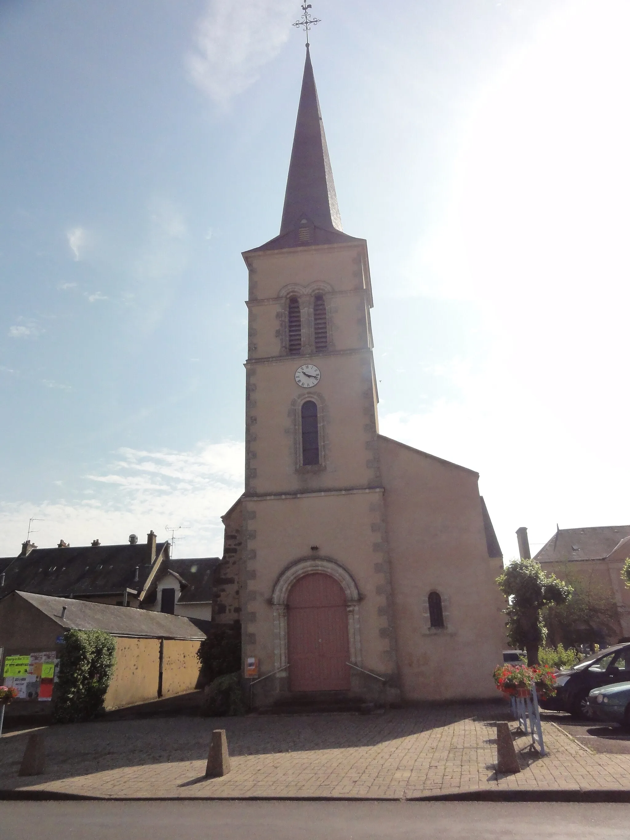 Photo showing: Saint-Aubin-de-Locquenay (Sarthe) église