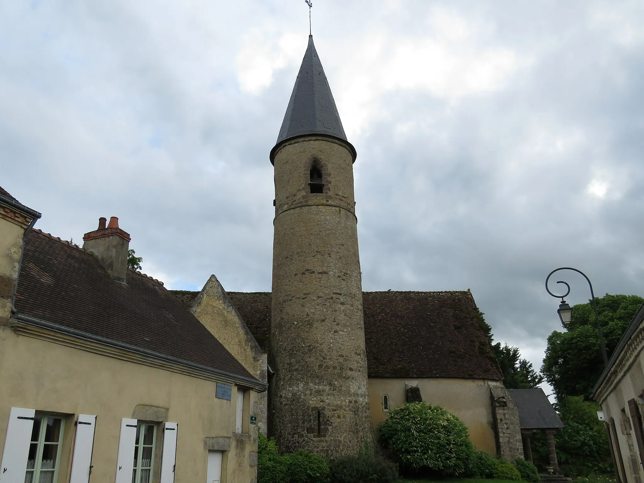 Photo showing: église