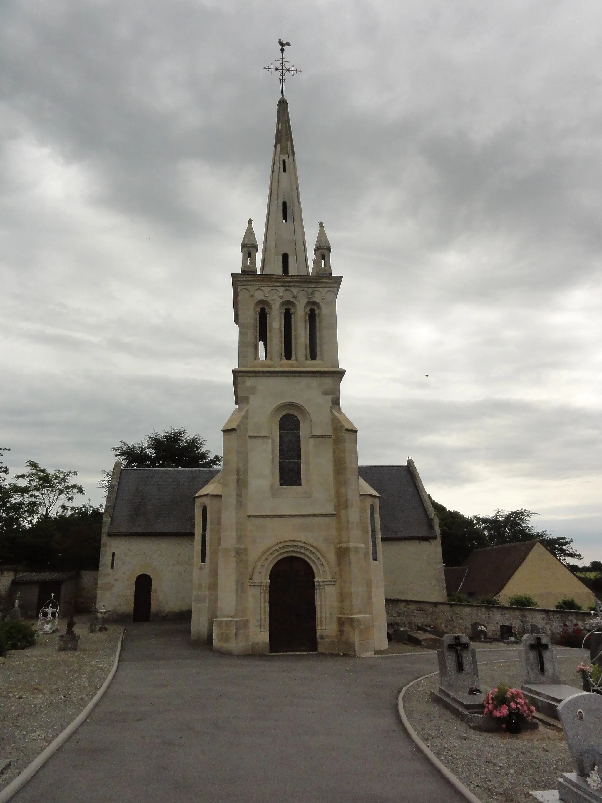Photo showing: Thoiré-sous-Contensor (Sarthe) église