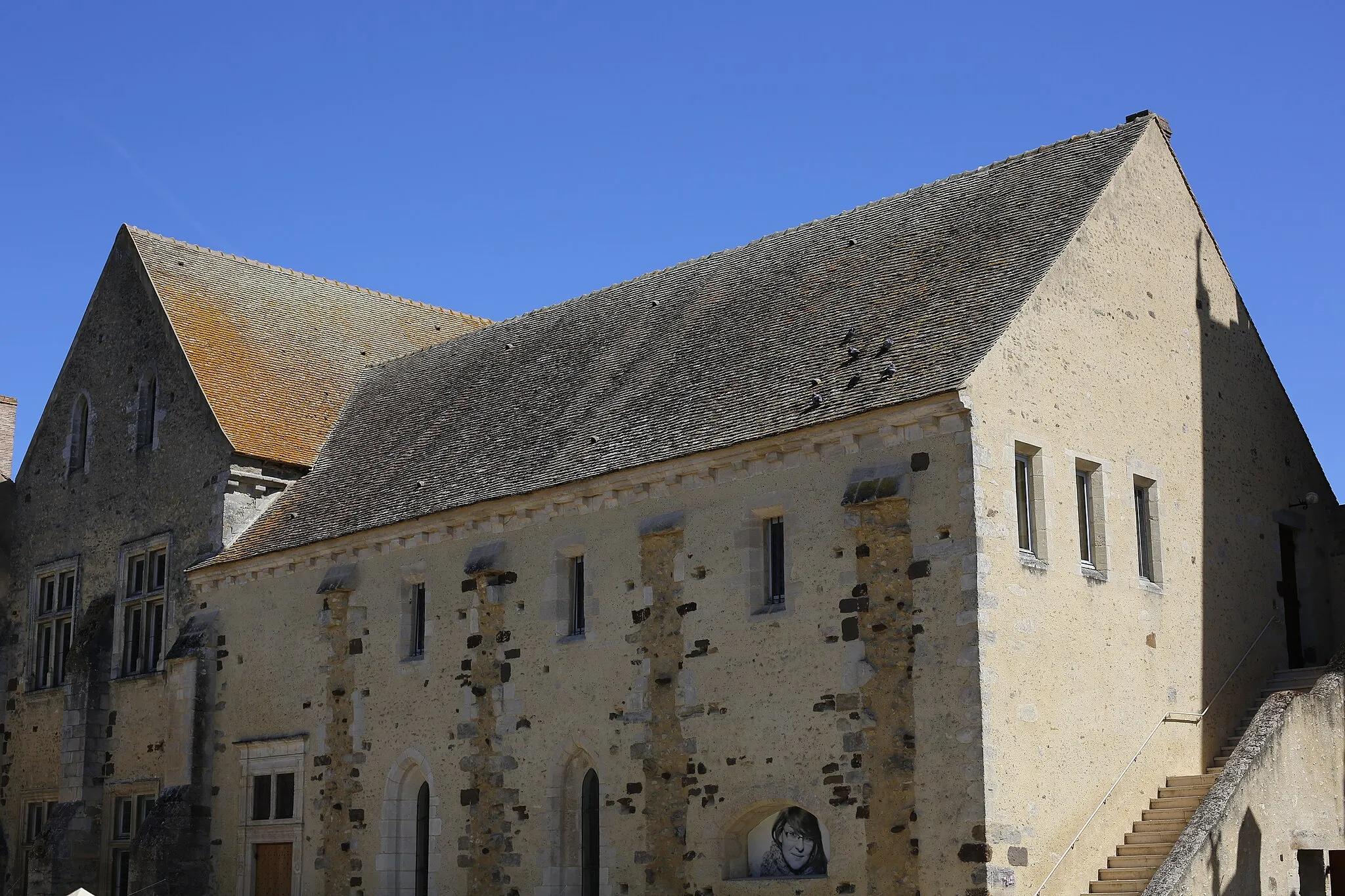 Photo showing: This building is indexed in the base Mérimée, a database of architectural heritage maintained by the French Ministry of Culture, under the reference PA00109990 .