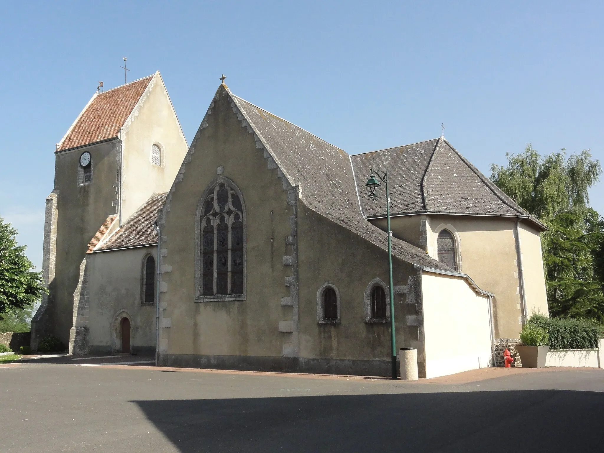 Photo showing: Dangeul (Sarthe) église