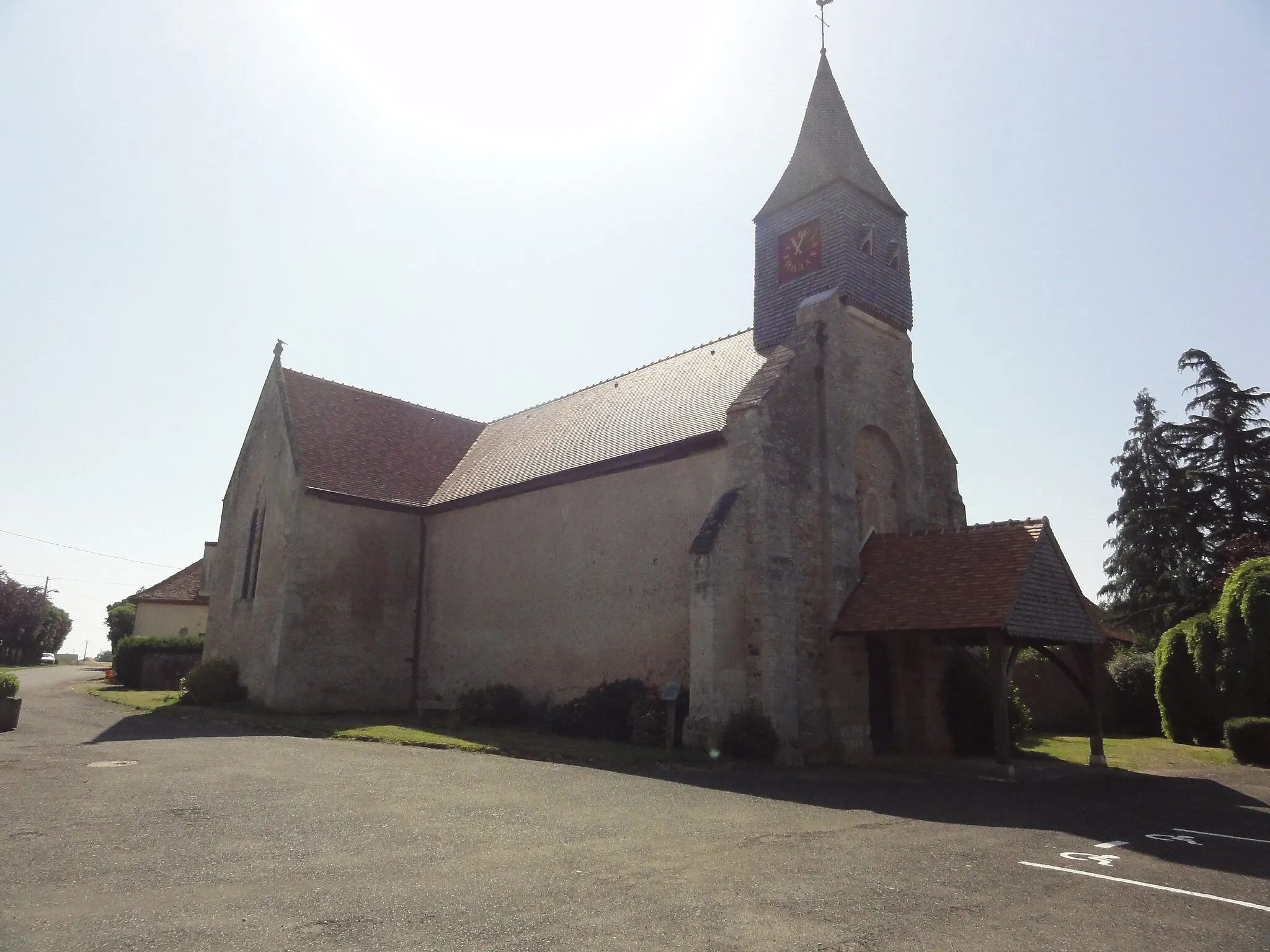 Photo showing: Thoigné (Sarthe) église
