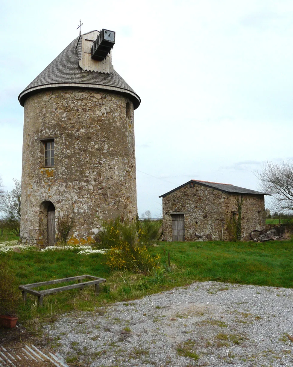 Photo showing: Moulin de la Quétraye, Mésanger (44)