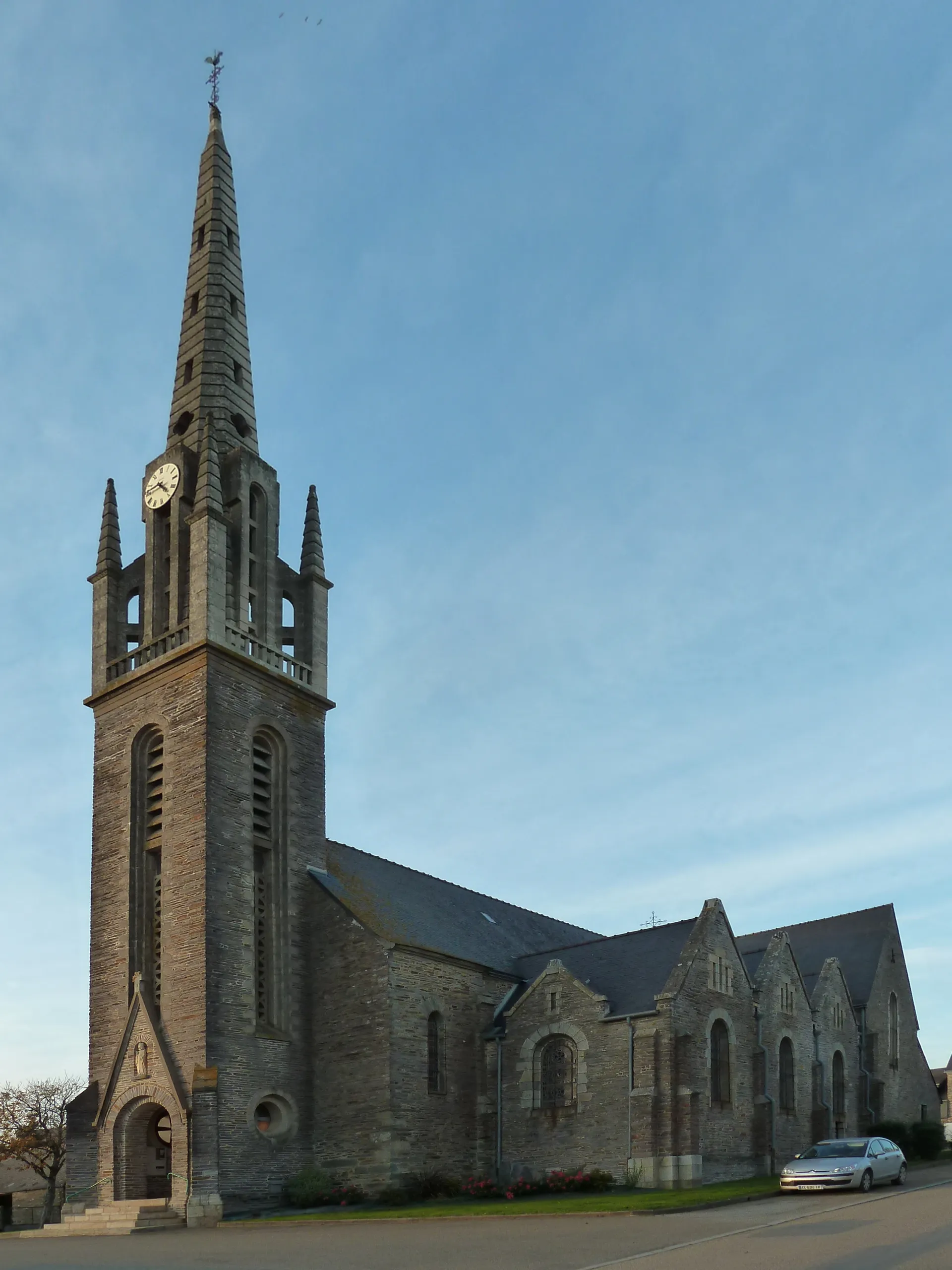 Photo showing: Saint-Just church in Saint-Just, Bretagne, France.