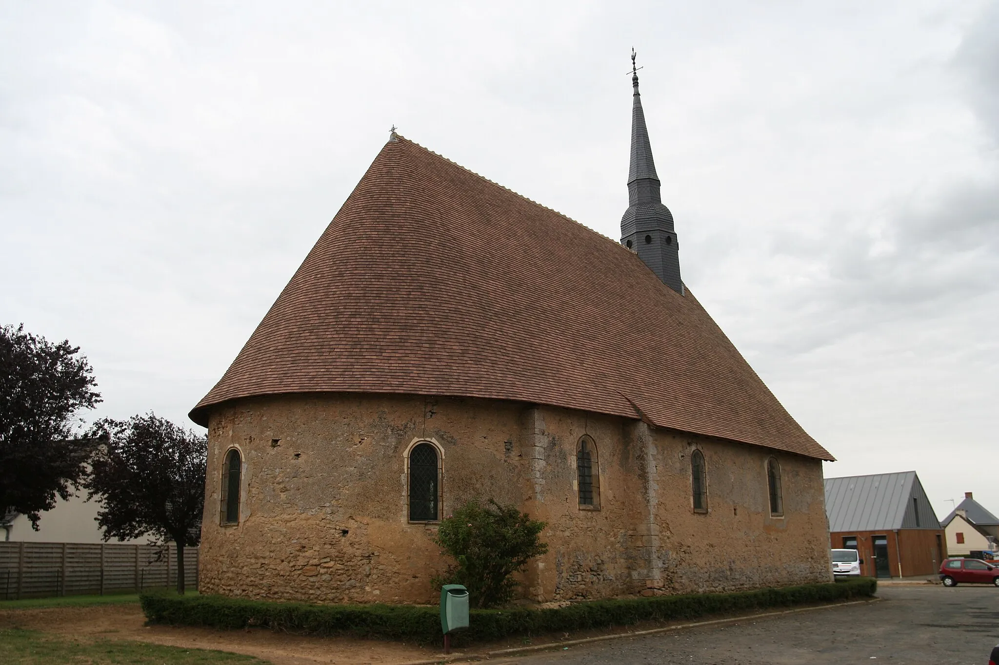 Photo showing: L'église Saint-Jacques de Fatines.