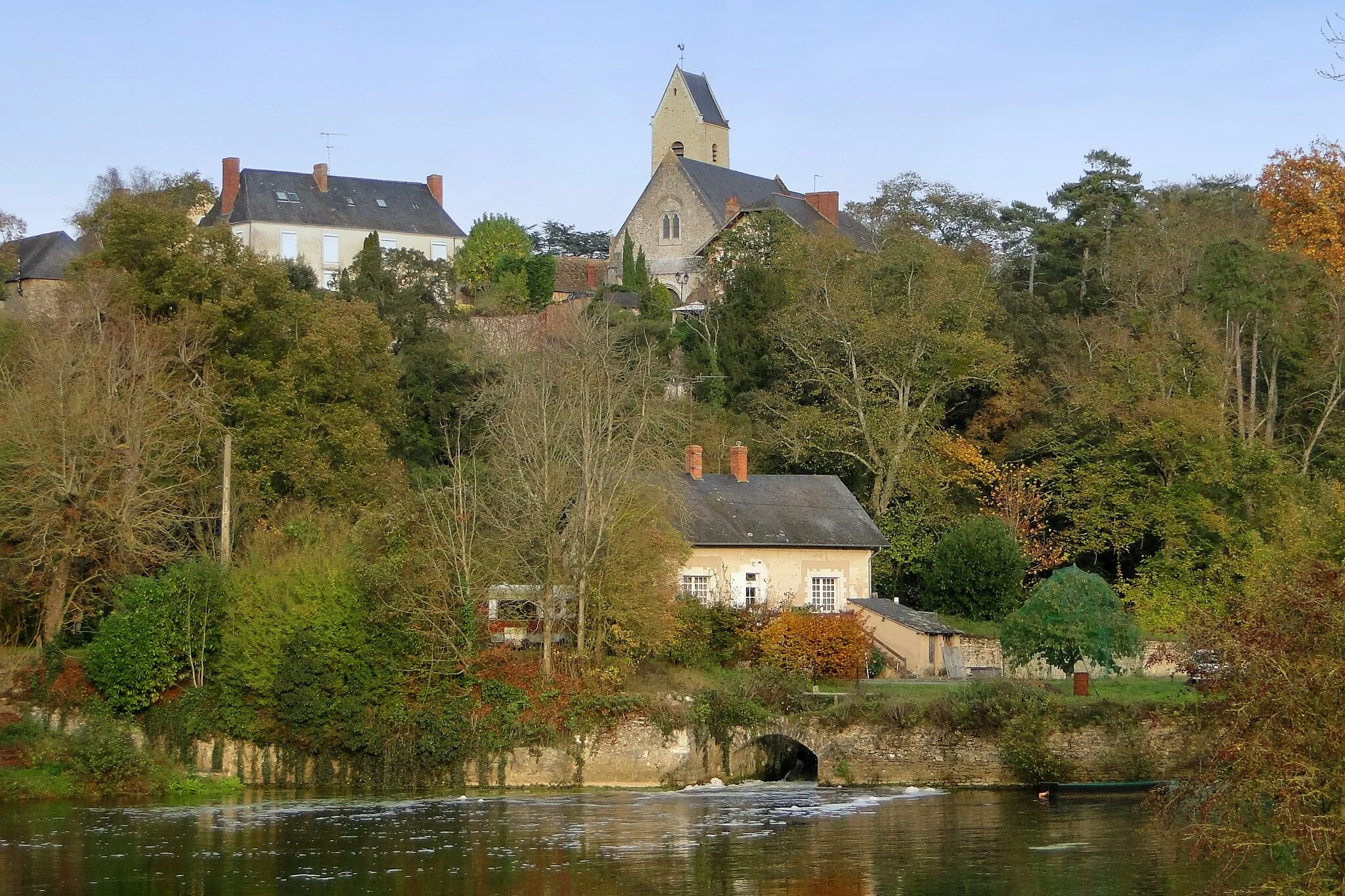 Photo showing: Vue générale de Juigné-sur-Sarthe