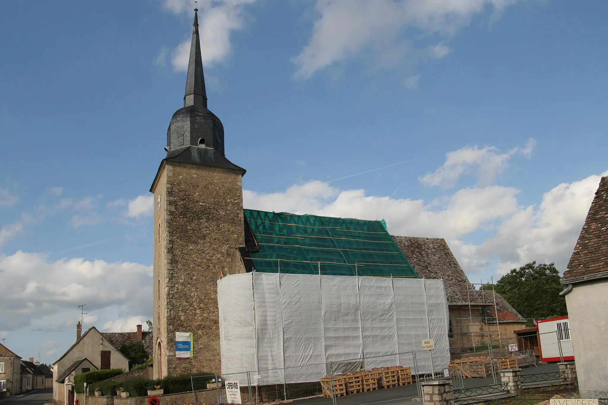 Photo showing: Église Saint-Pierre de Nuillé-le-Jalais.