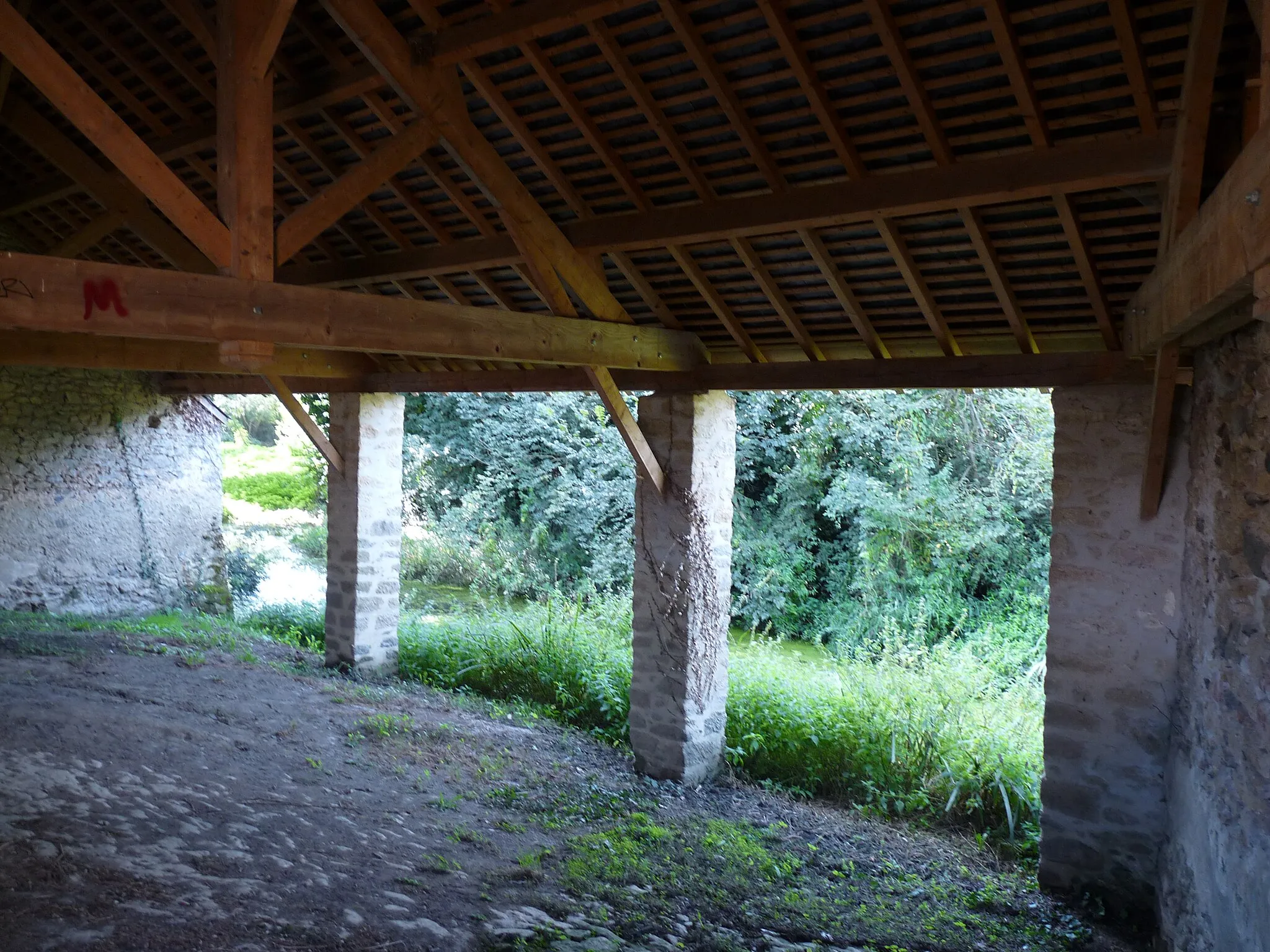 Photo showing: Lavoir du bourg de Thouarcé (49).