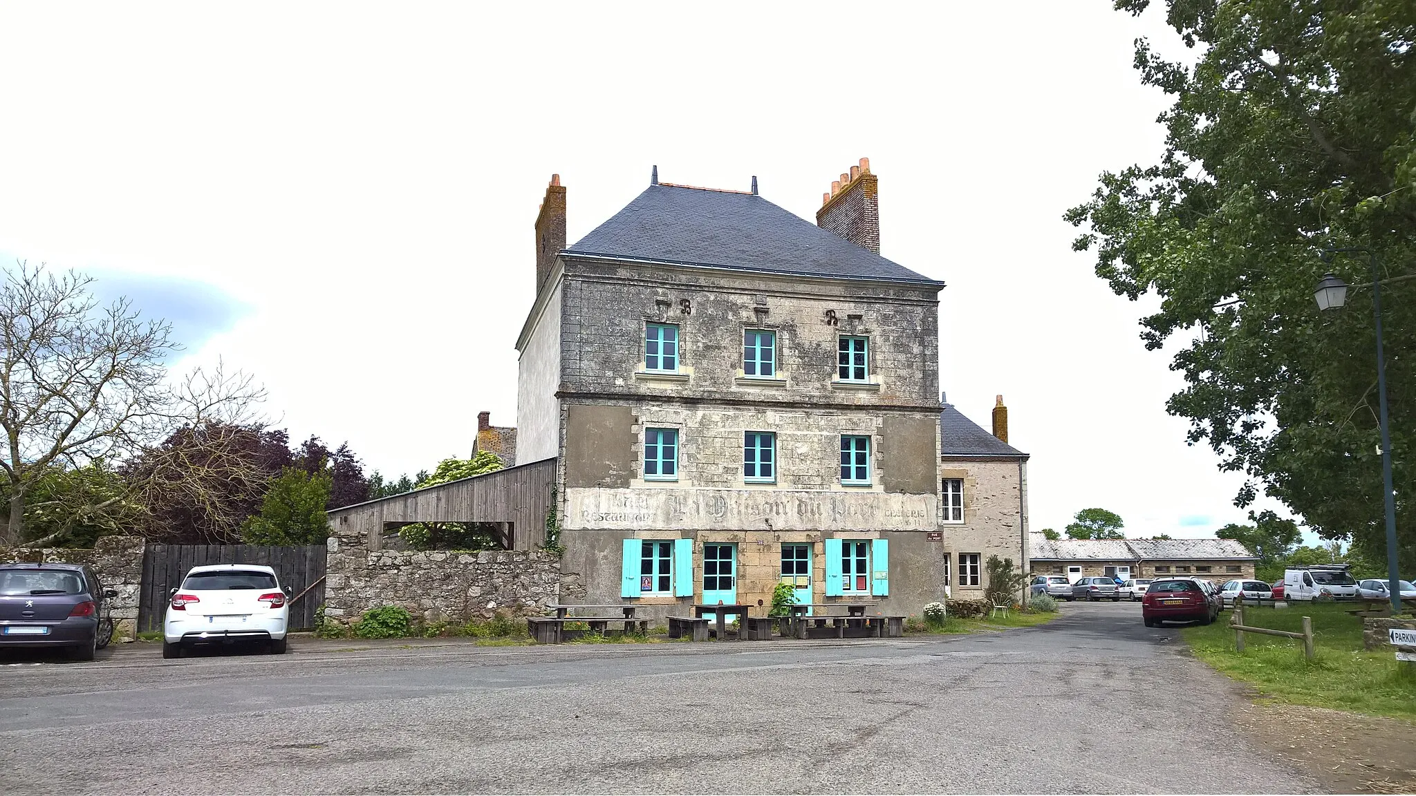 Photo showing: Hotel-restaurant "La Maison du port", le Port, Fr-44-Lavau-sur-Loire.
