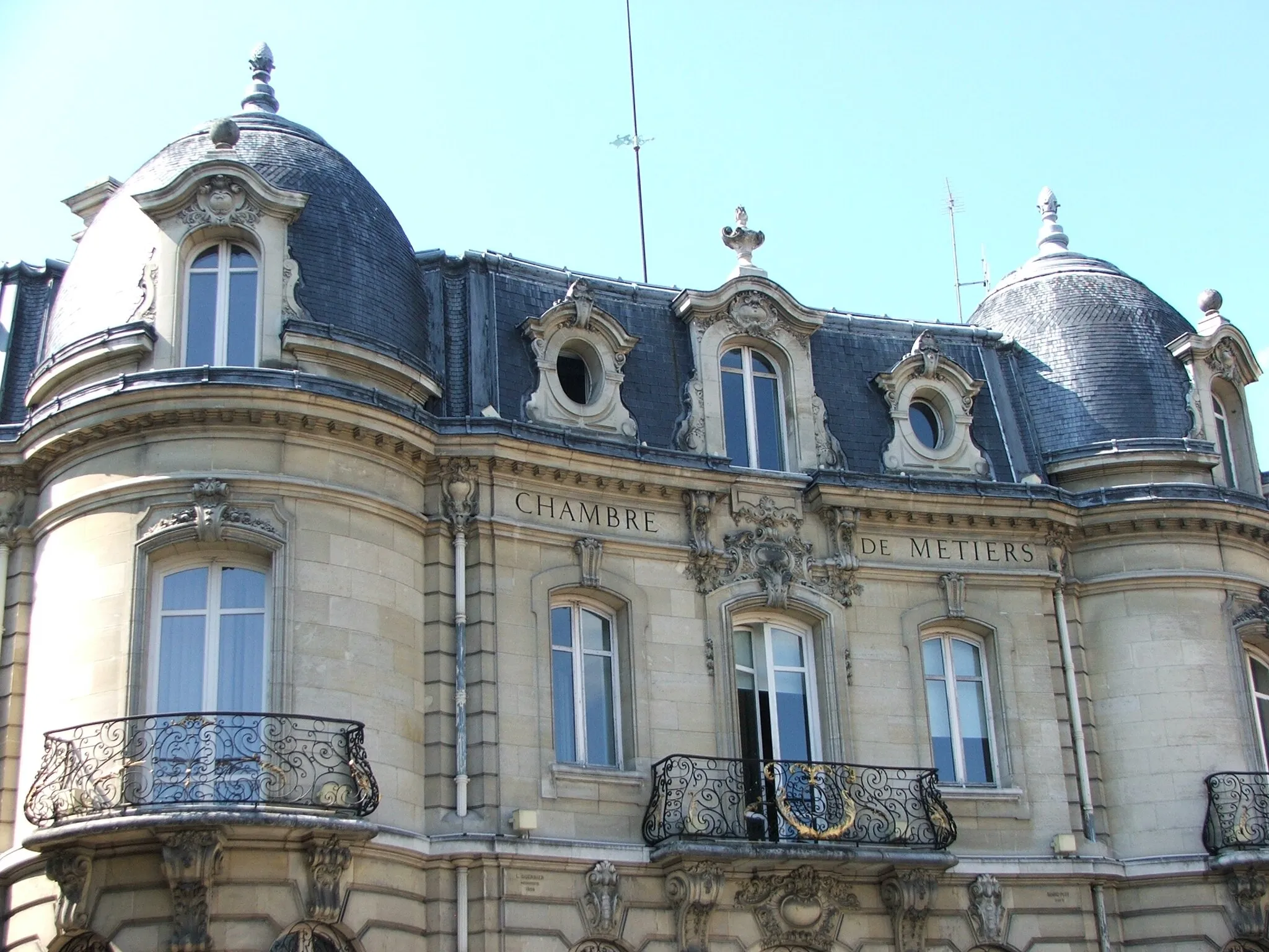 Photo showing: La chambre des métiers du Mans datant de 1906.