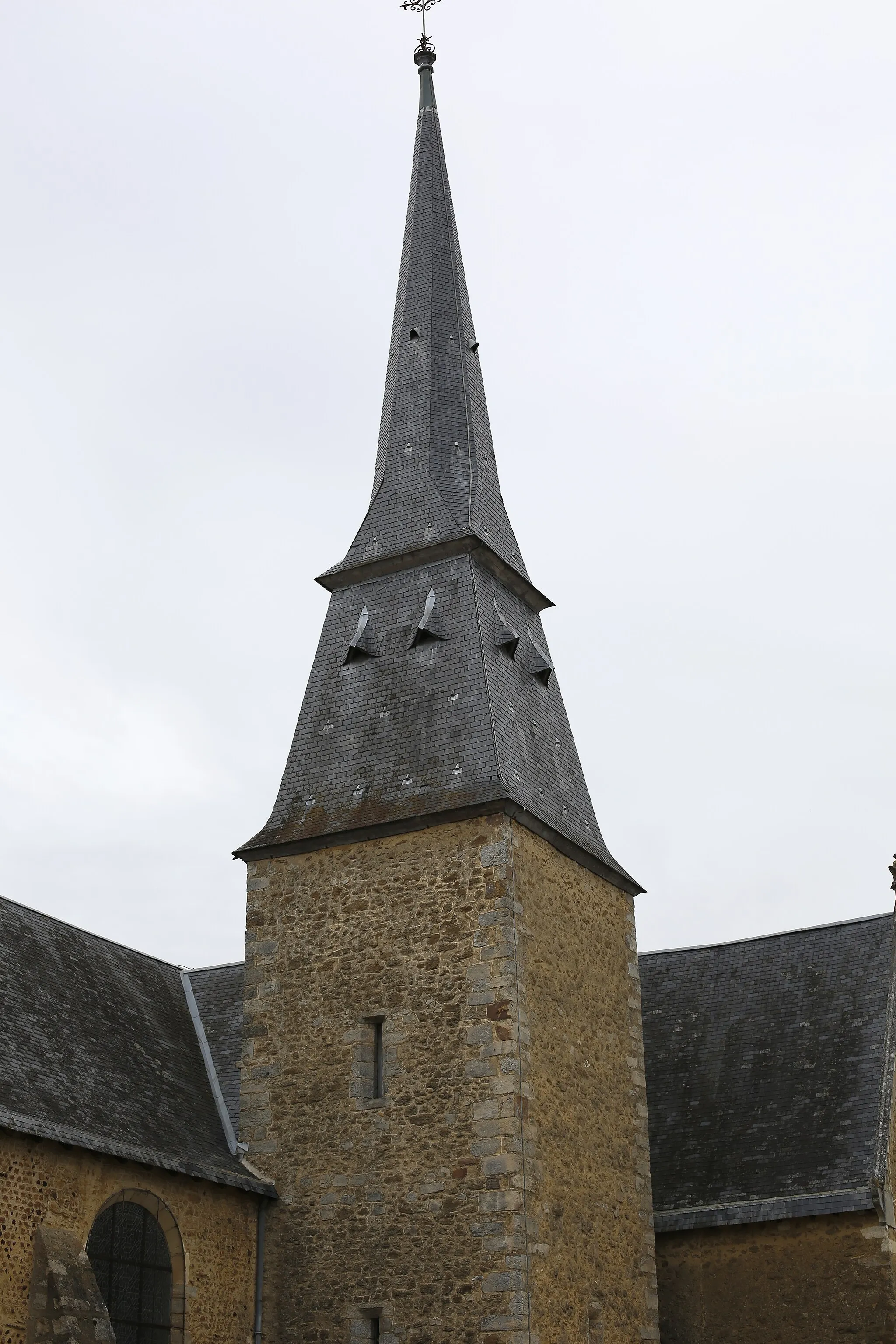 Photo showing: Église Saint-Germain de Savigné-l'Évêque.