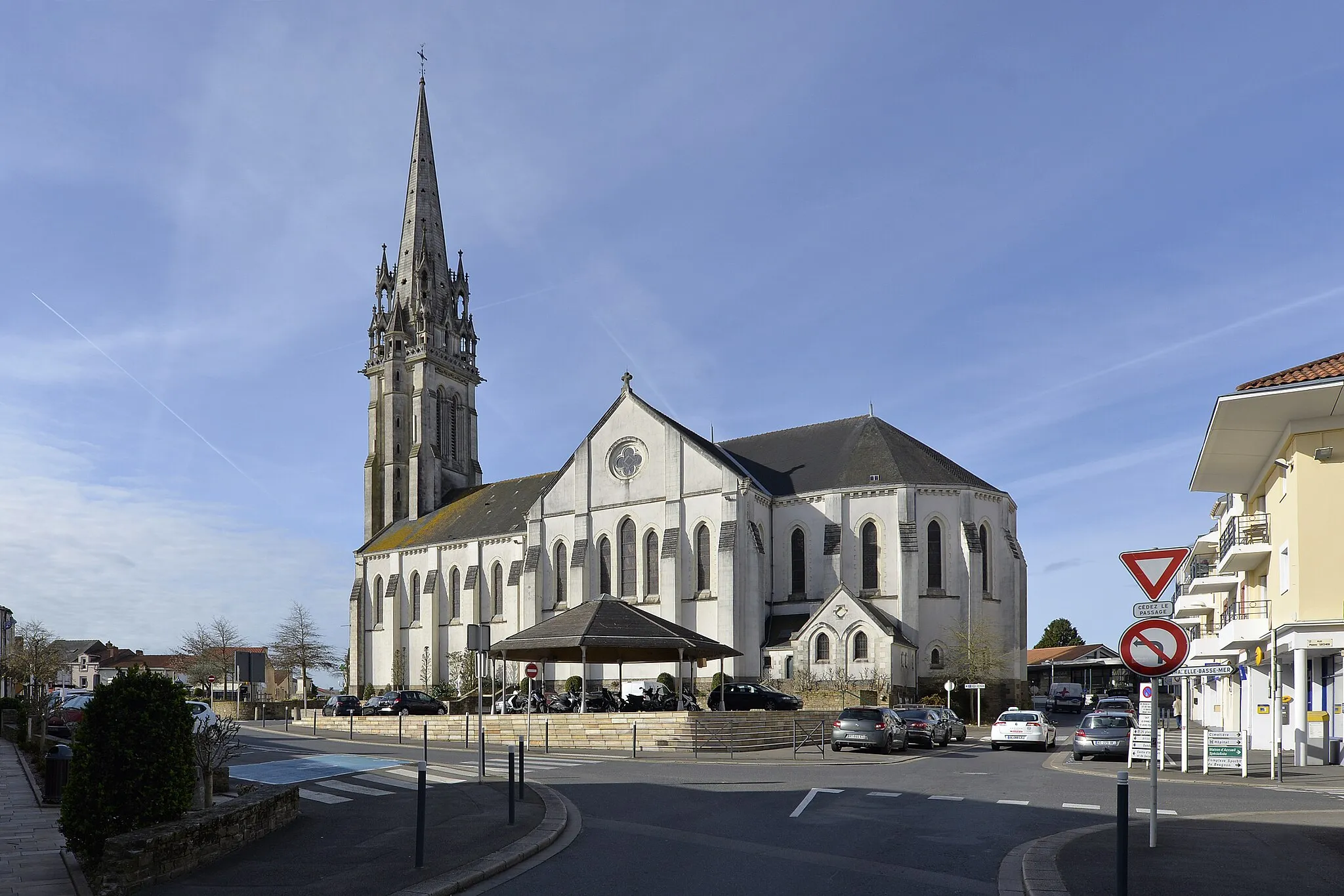 Photo showing: Eglise Saint Jean-Baptiste, Le Loroux-Bottereau, Loire-Atlantique.