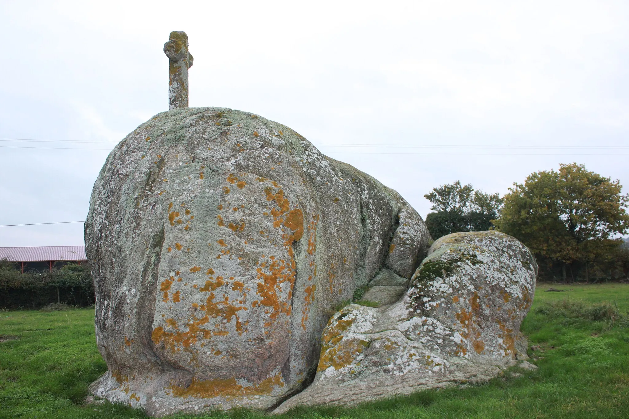 Photo showing: Mégalithe christianisé de la Poupelinière, Fr-44-Boussay.