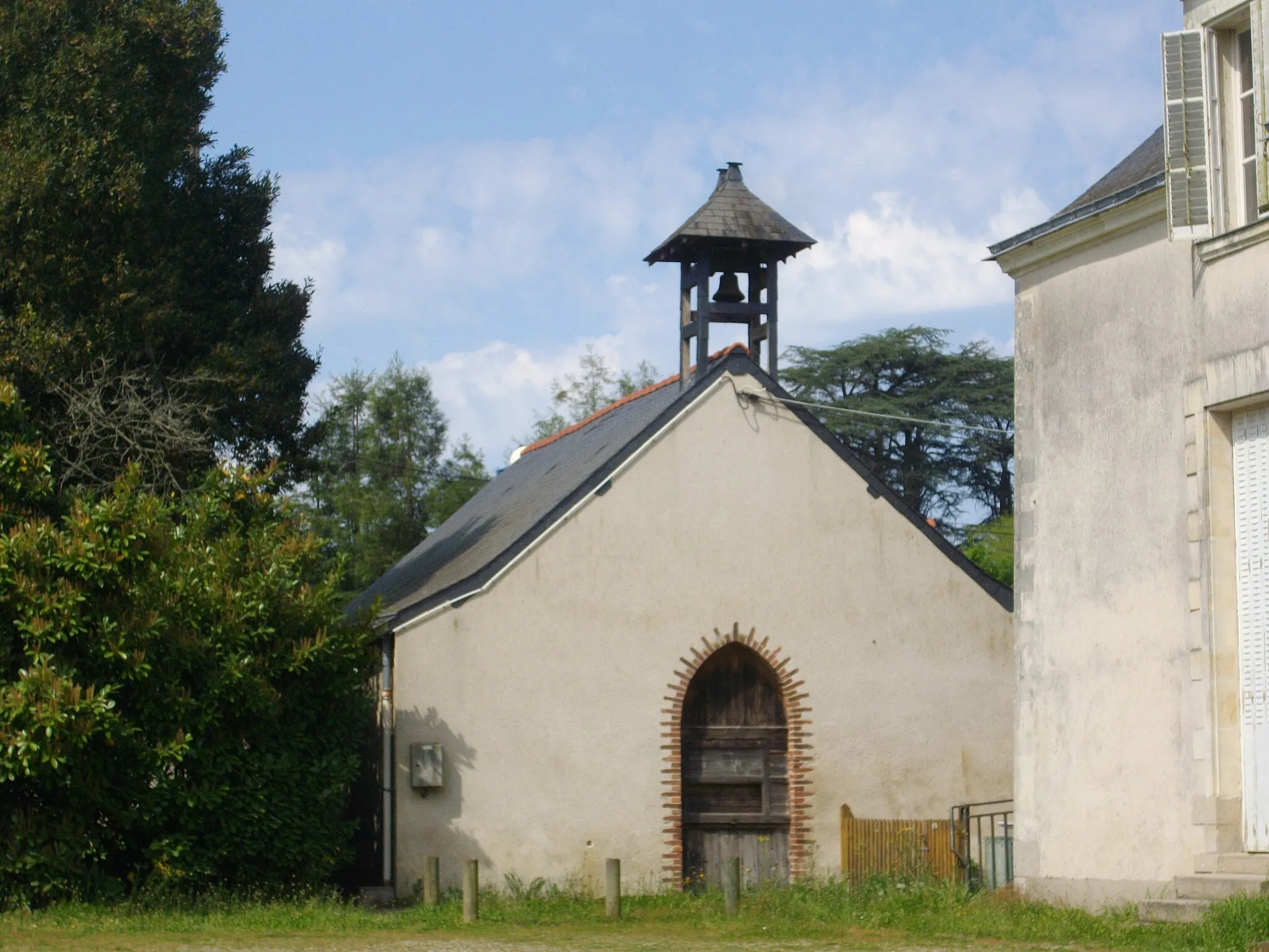 Photo showing: Port-Mulon castle, in Nort-sur-Erdre (Loire-Atlantique, France), chapel