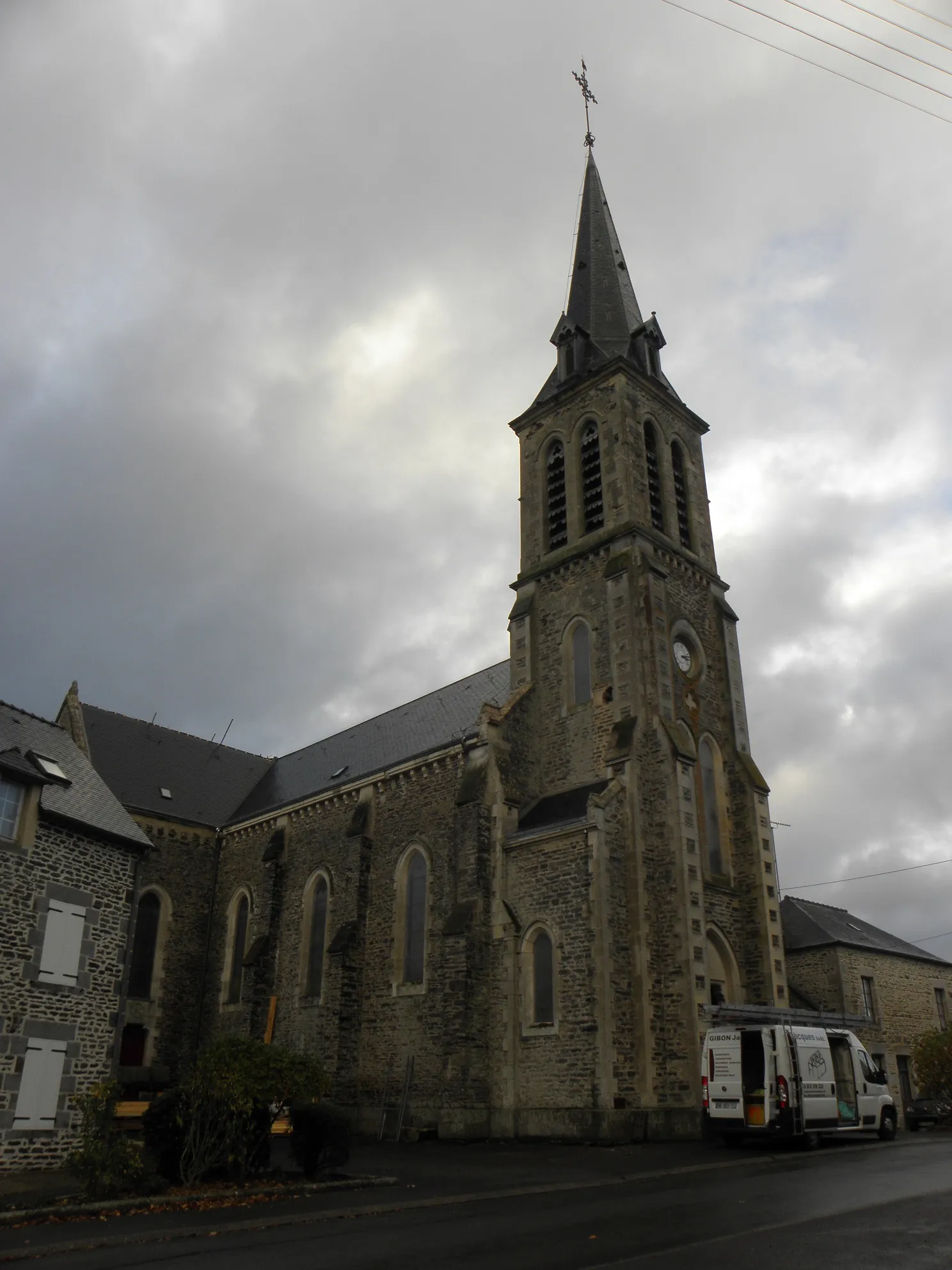 Photo showing: Église Notre-Dame-de-l'Assomption, Les Chapelles, commune de Javron-les-Chapelles (53).
