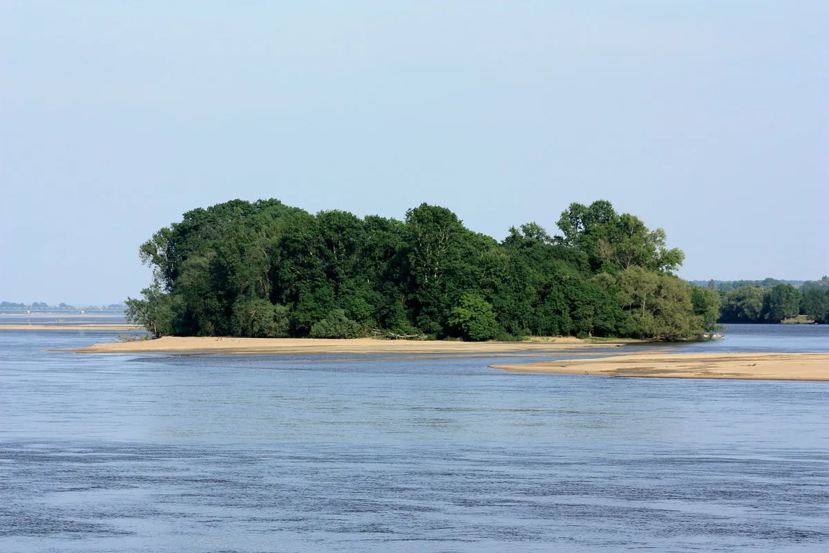 Photo showing: L'Île Sorin vue depuis la Levée Jeanne de Laval à La Bohalle