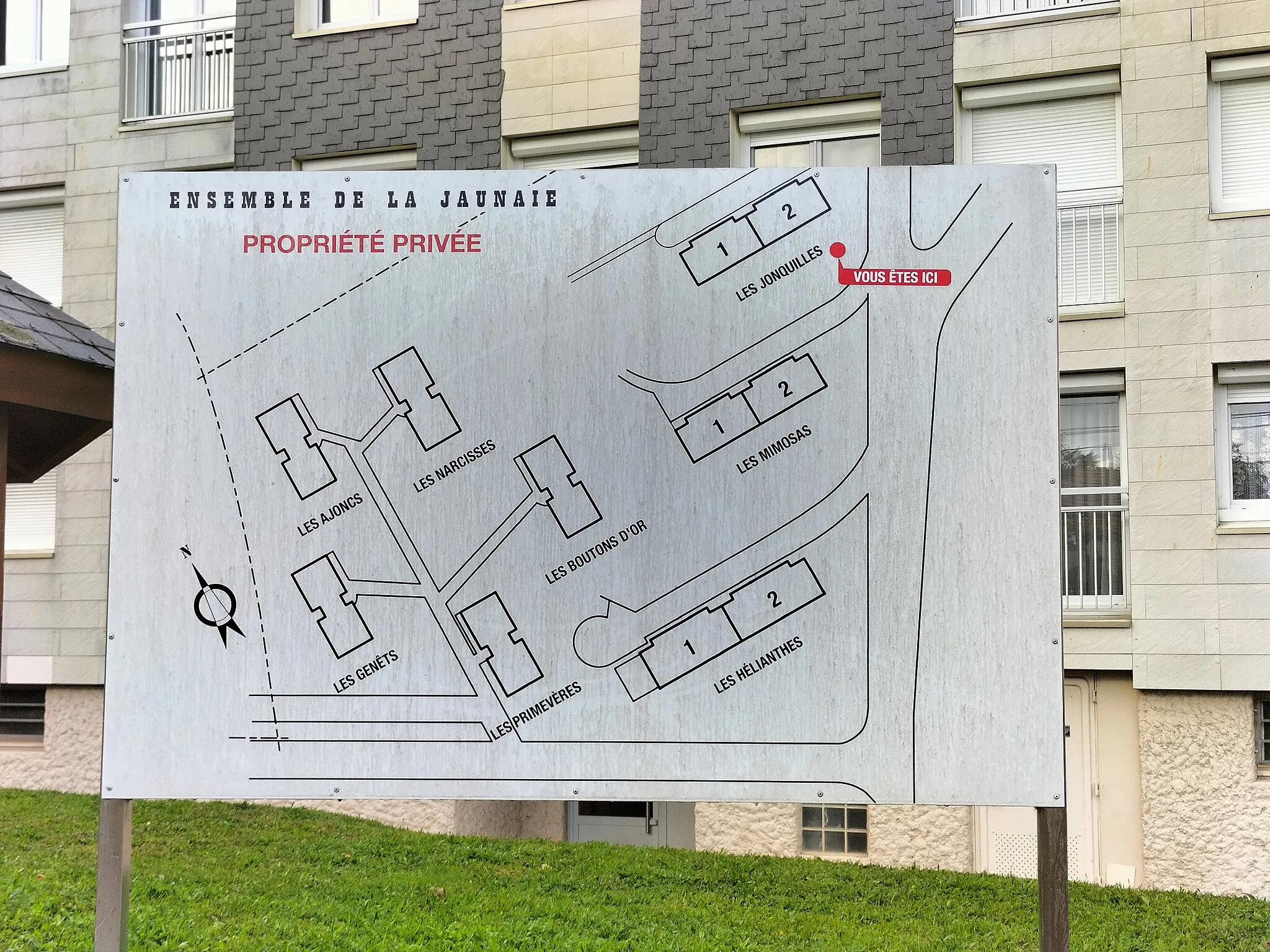 Photo showing: Plan Ensemble de la Jaunaie Couëron