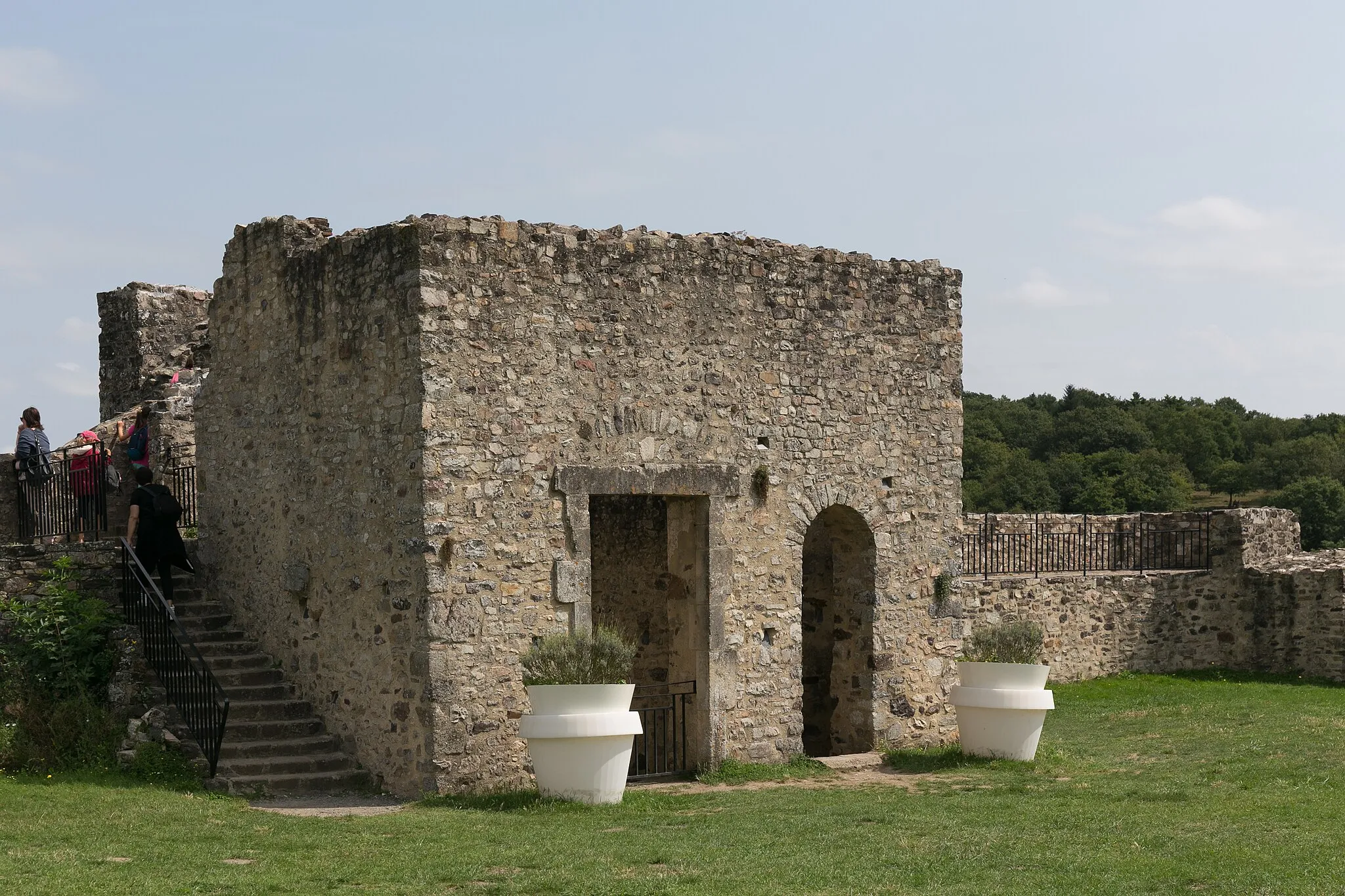 Photo showing: La porte de fer du château de Sainte-Suzanne.