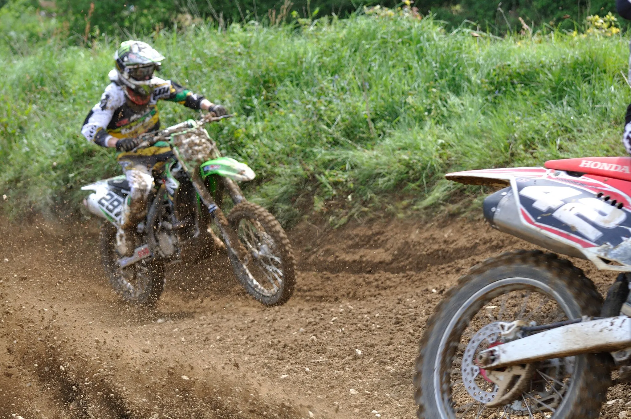 Photo showing: A motocross in Barbechat, France