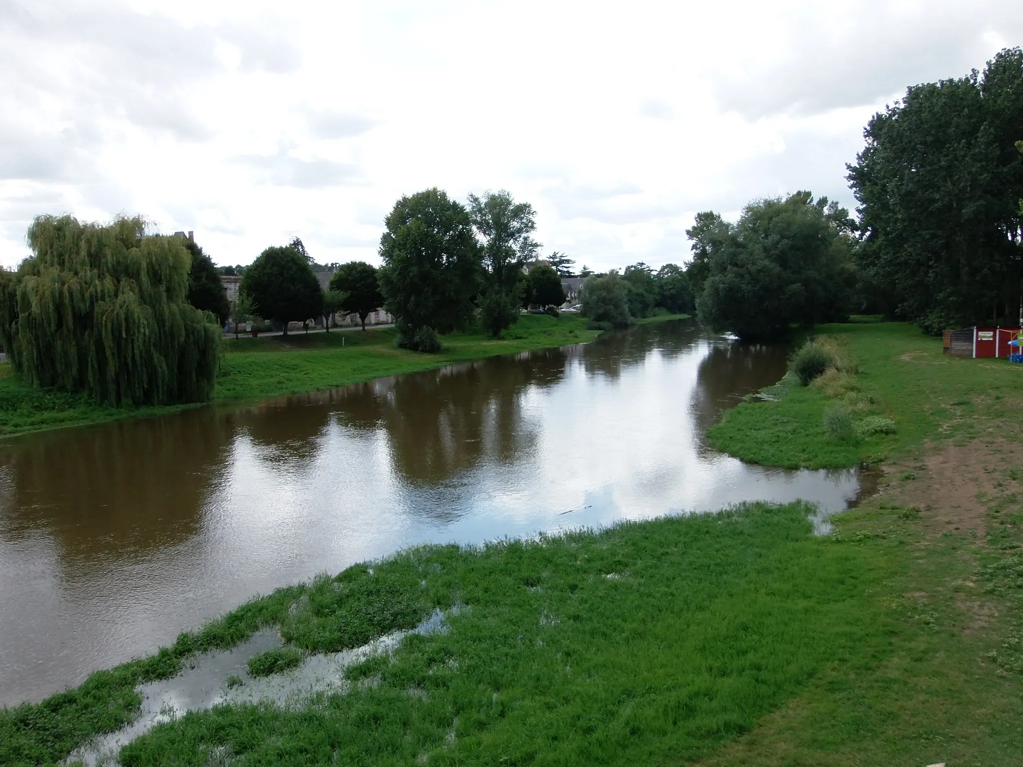 Photo showing: Le Louet, bras de la Loire à Rochefort-sur-Loire (Maine-et-Loire, France).