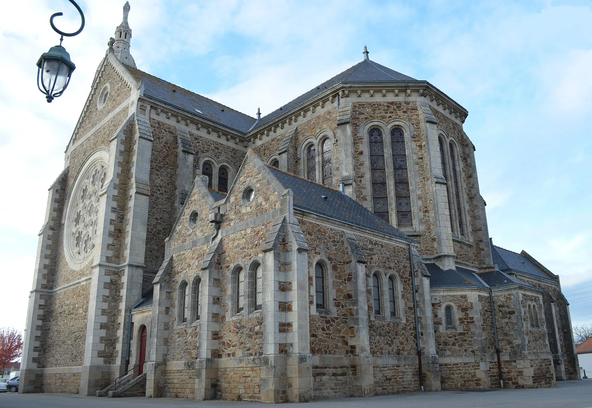 Photo showing: Eglise Saint-Léobin - Saint-Lumine-de-Coutais (Loire-Atlantique)