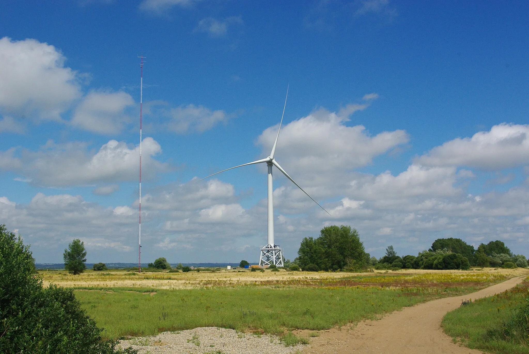 Photo showing: Haliade wind-turbine in Le Carnet, Loire-Atlantique