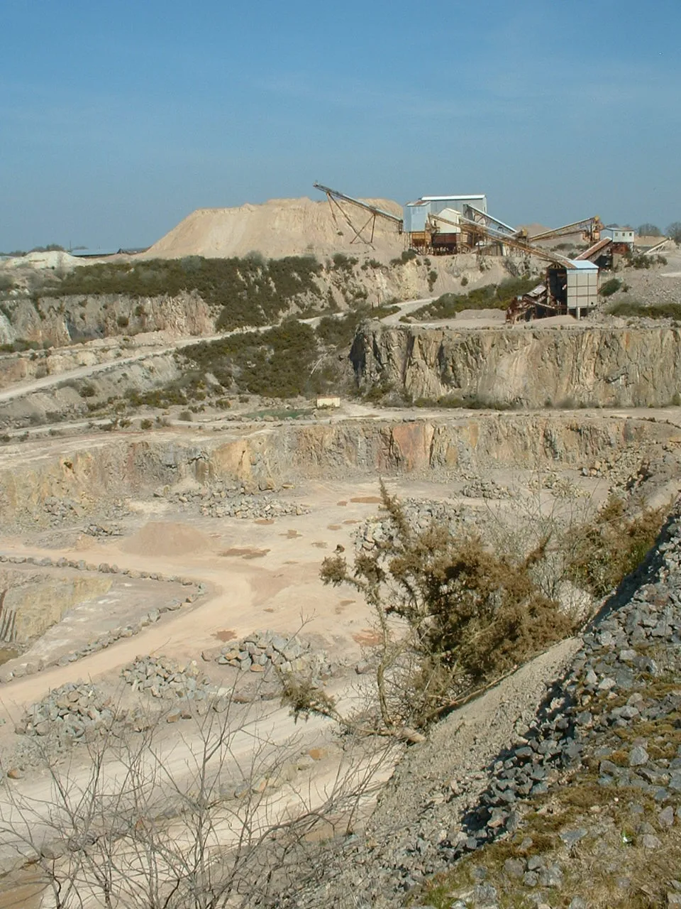 Photo showing: Chauvé (France) - Carrière de l'Emerie