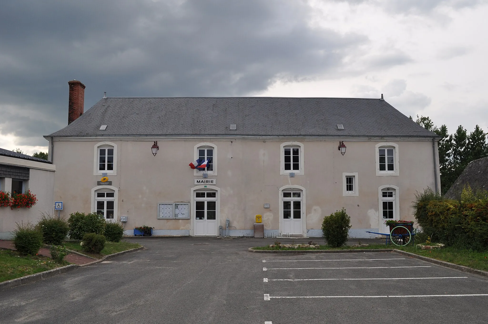 Photo showing: Mairie de Savigné-sous-le-Lude (Sarthe)