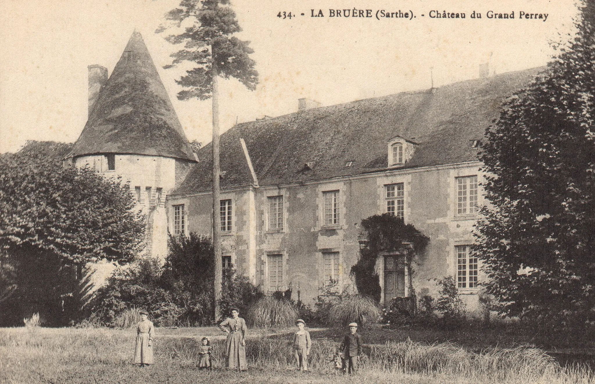 Photo showing: Le Grand Perray, castel, La Bruère sur Loir (Sarthe, France)