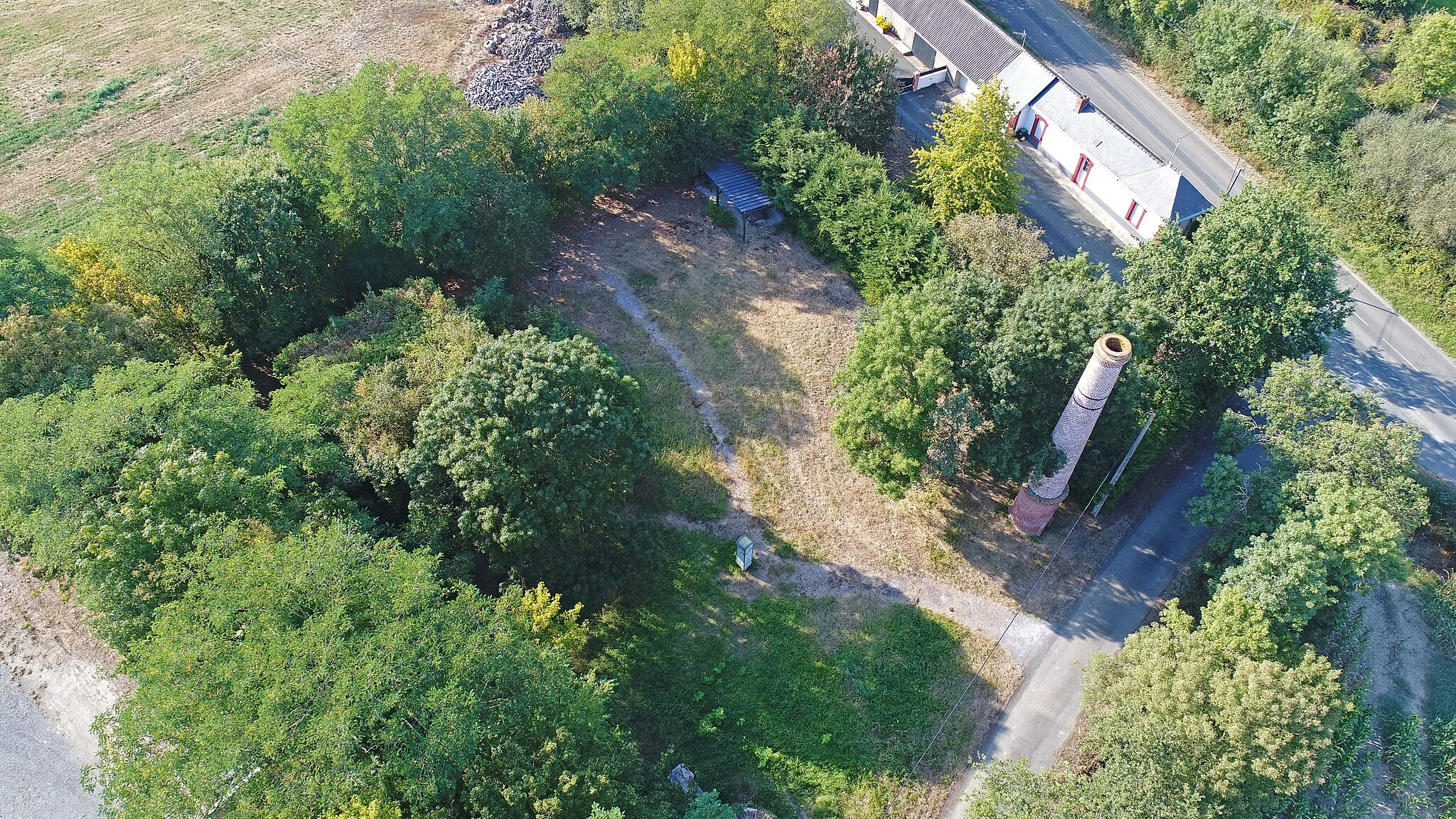 Photo showing: La mine de charbon de la Gautellerie à La Rouxière (commune déléguée de Loireauxence).