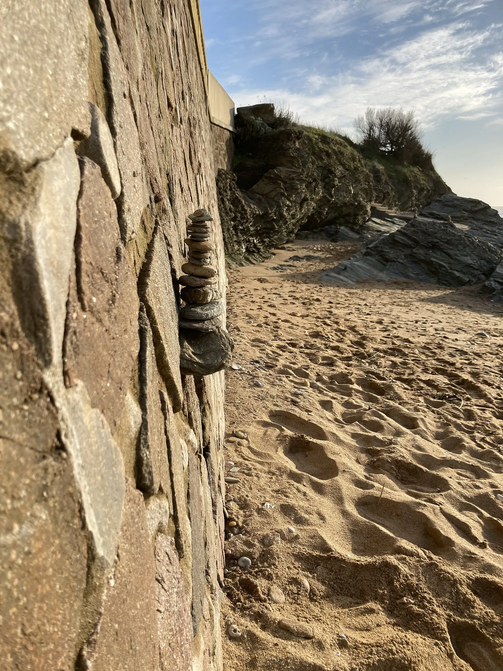 Photo showing: cairn plage de Sion