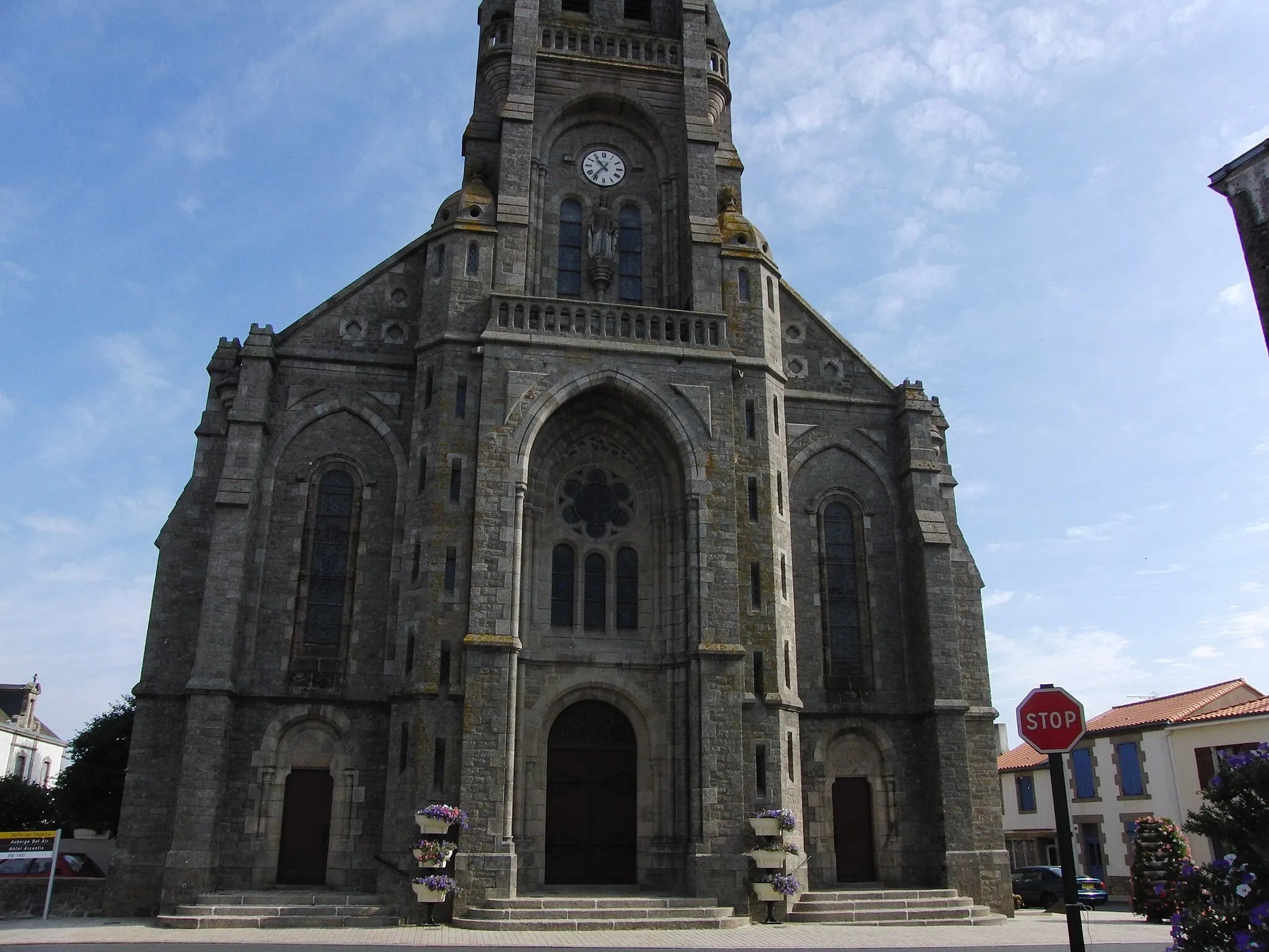 Photo showing: Chambretaud church, Vendée, France