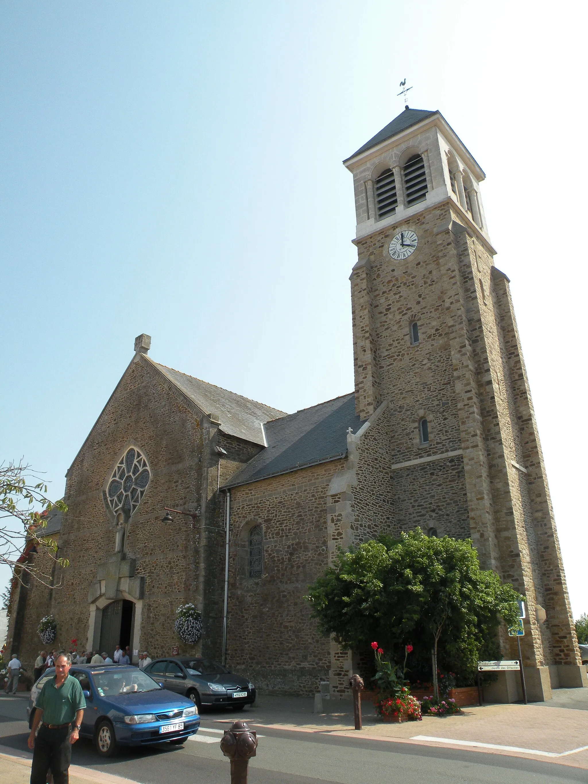 Photo showing: eglise de Coëx, Vendée, france