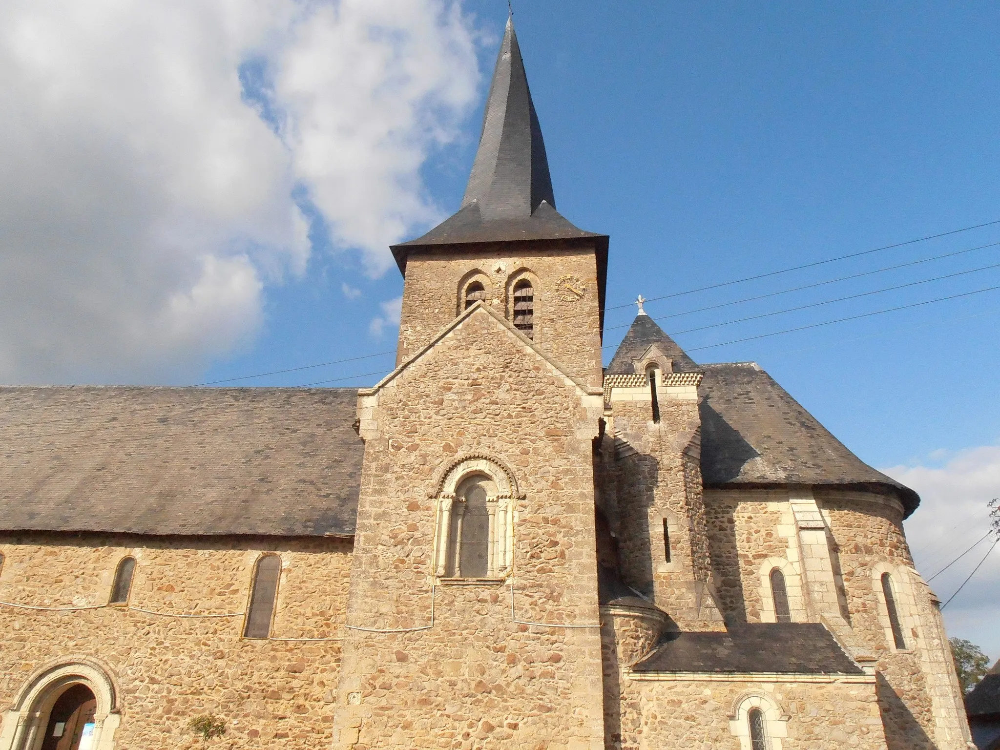 Photo showing: L'église de Chemiré sur Sarthe
