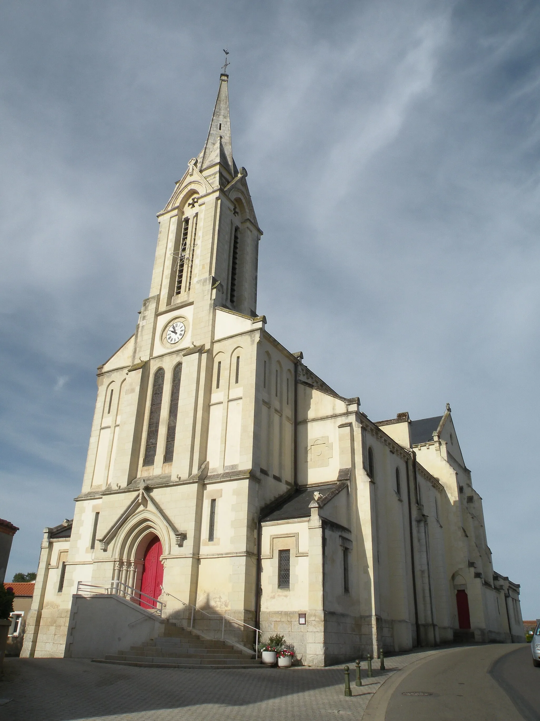 Photo showing: eglise de L'Aiguillon-sur-Vie, vendée

2009-08-21