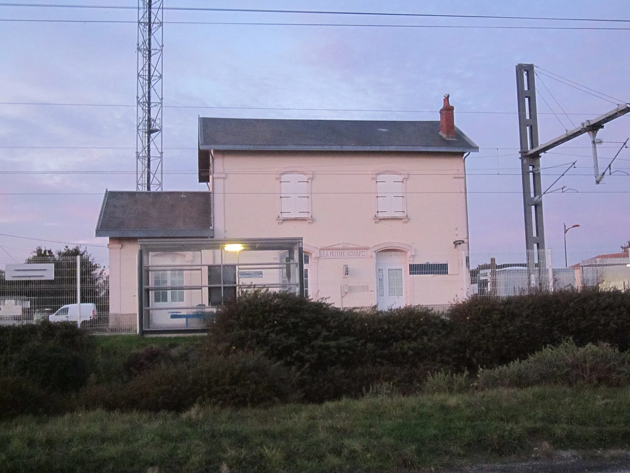 Photo showing: La Mothe-Achard, Vendée, France, Railway-station.