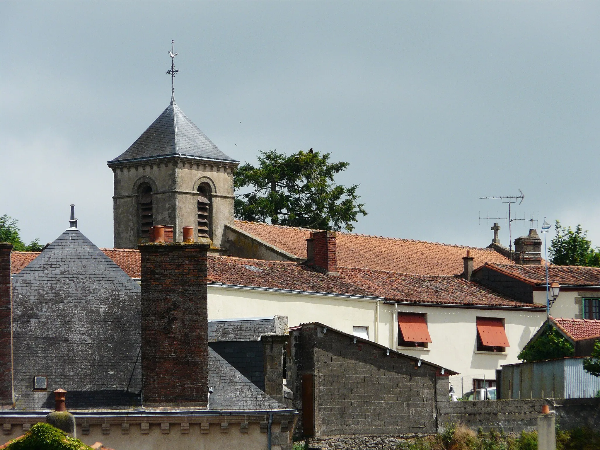 Photo showing: L'église de Mallièvre, Vendée, France