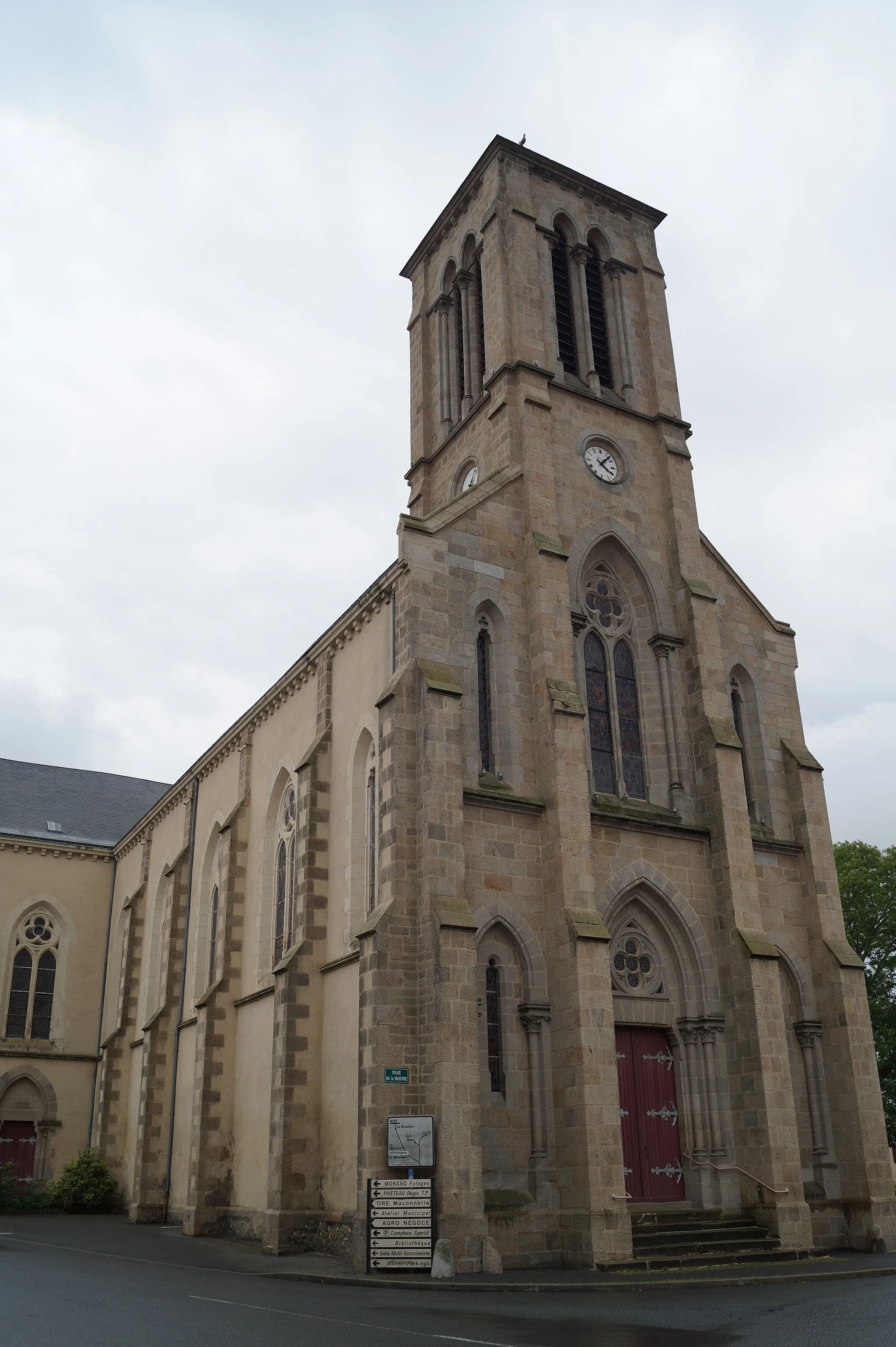 Photo showing: L’église Saint-André de Saint-André-Goule-d’Oie.