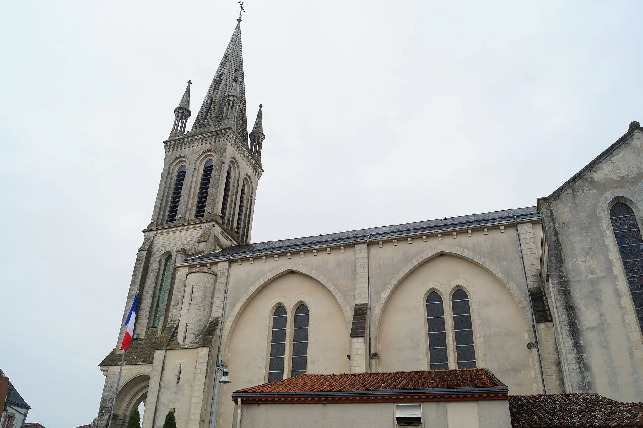 Photo showing: L’église Saint-Denis de Saint-Denis-la-Chevasse.