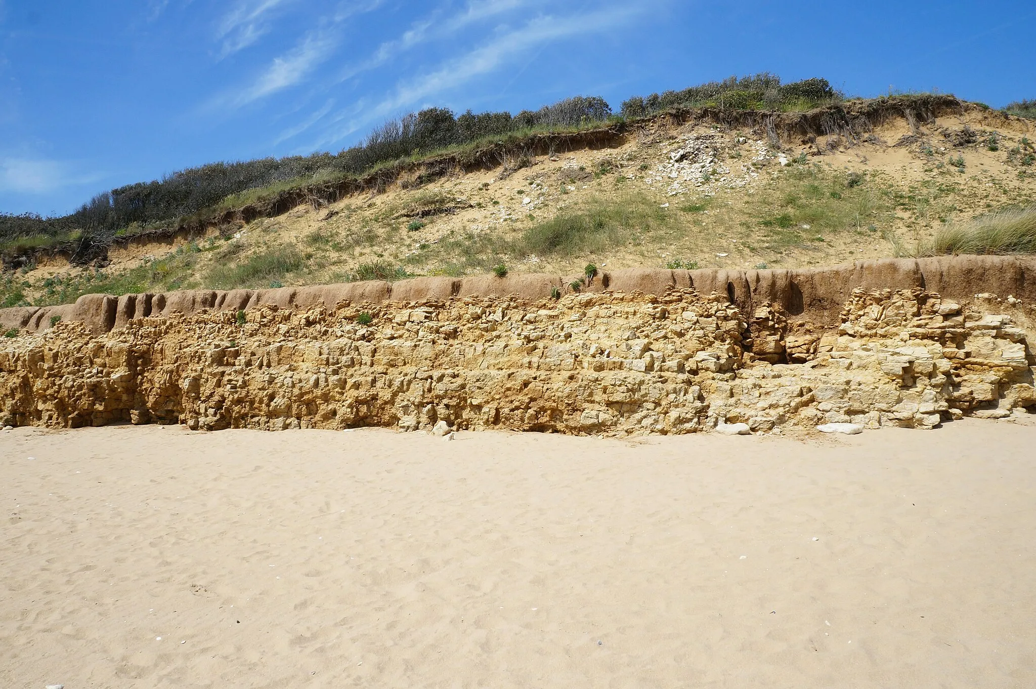 Photo showing: La côte vendénne vue des plages de Saint-Vincent-sur-Jard, Vendée.- France