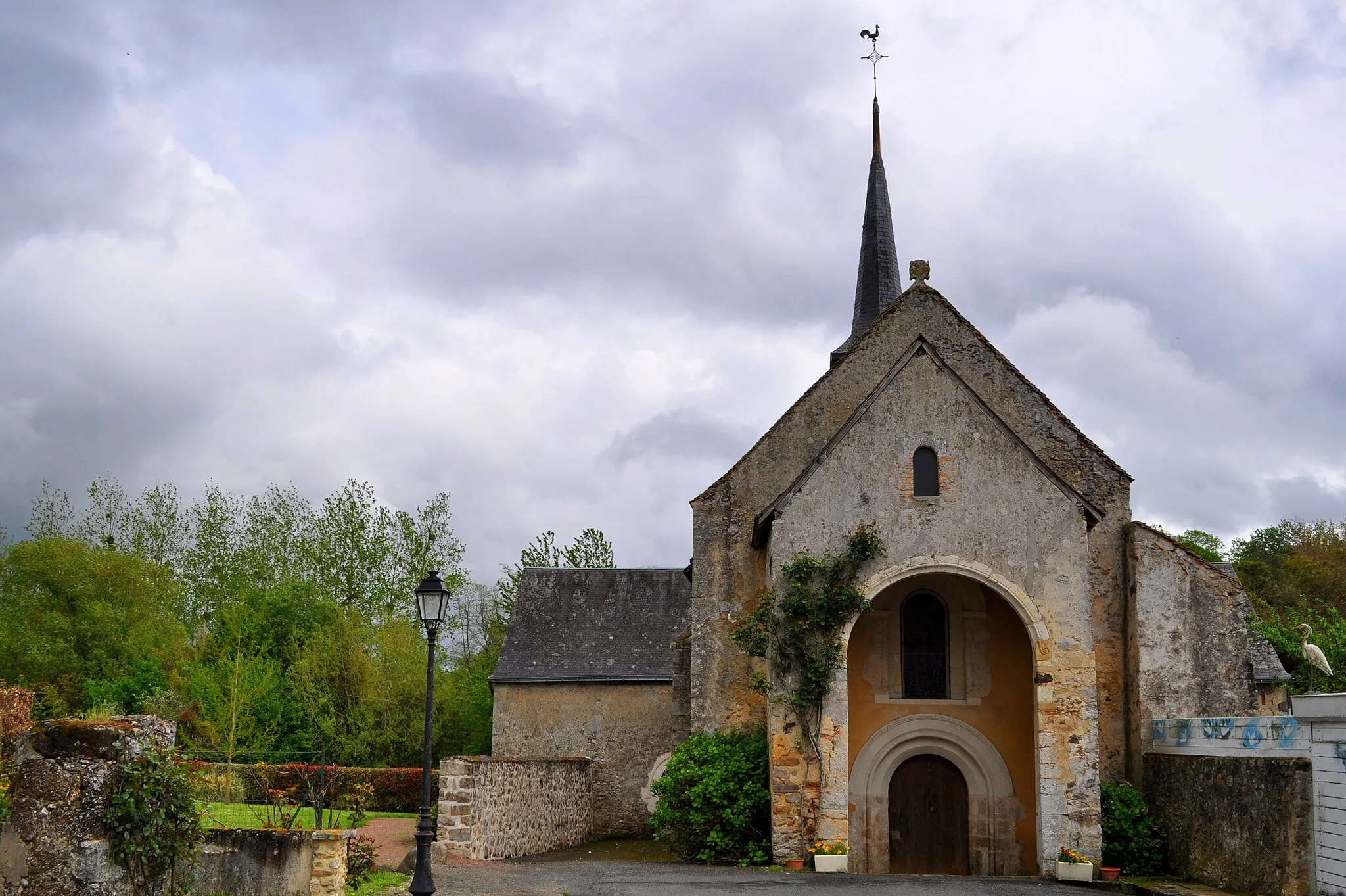 Photo showing: Eglise Saint-Martin de La Fontaine-Saint-Martin (Sarthe)