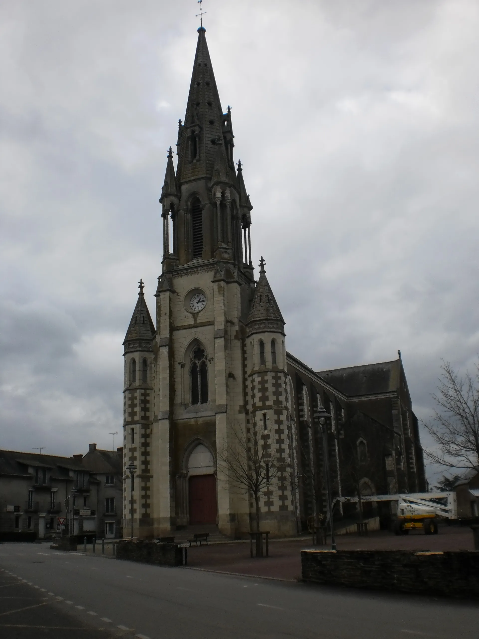 Photo showing: Grand-Auverné (Loire-Atlantique, France) - église